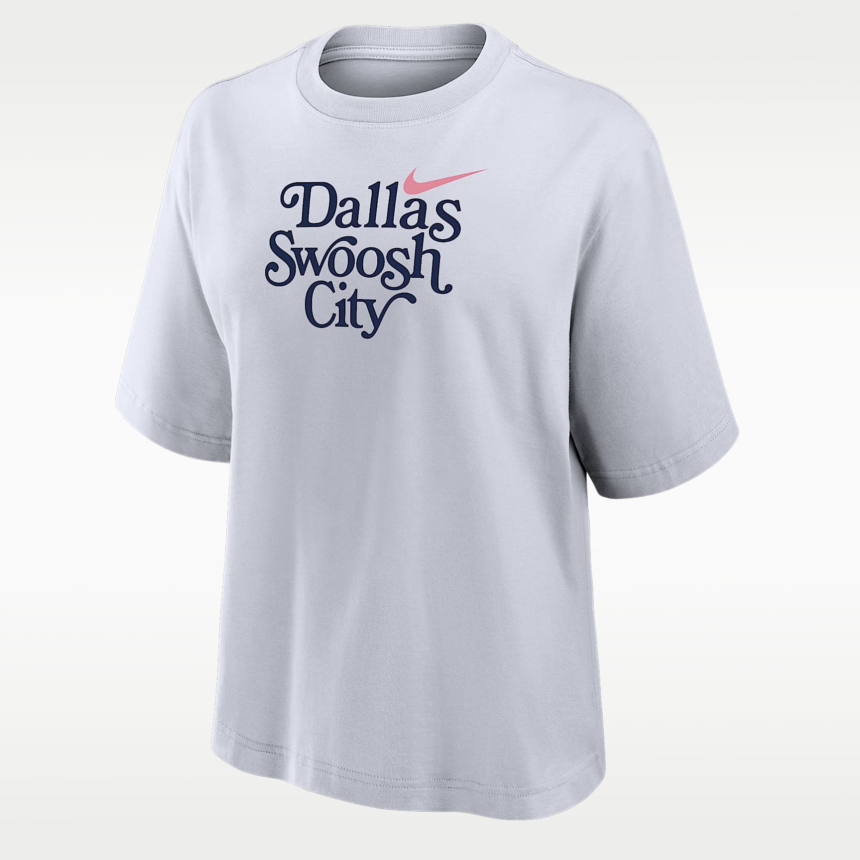 Nike Swoosh Cities Dallas Women's Short-Sleeve Boxy T-Shirt
