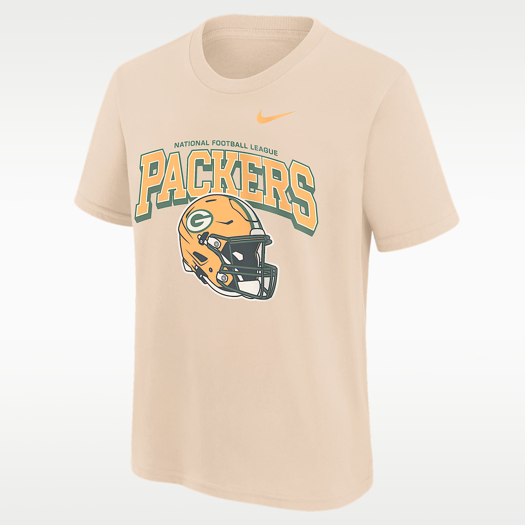 Green Bay Packers Vintage Mod Easy Lane Big Kids' Nike NFL Short-Sleeve T-Shirt