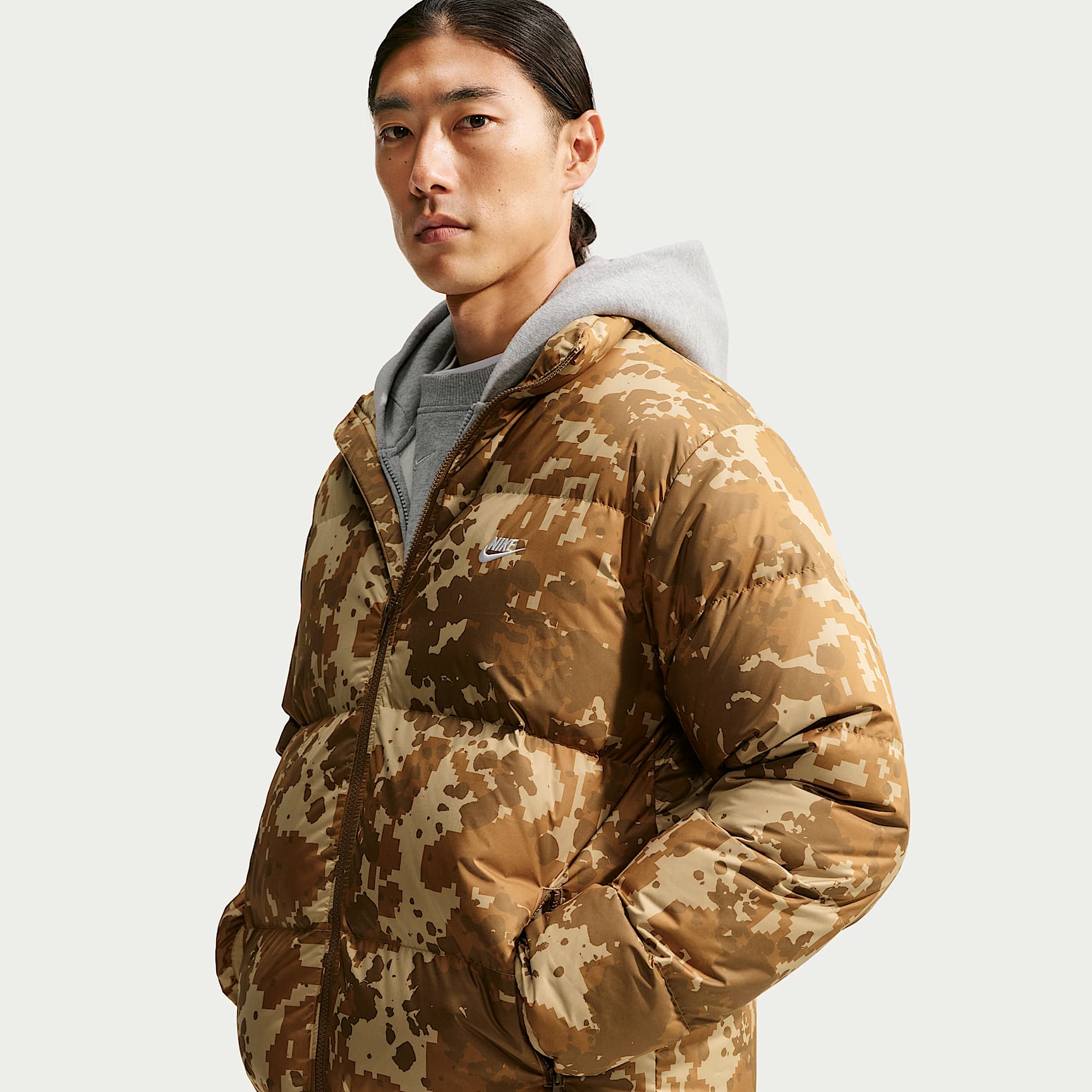 Doudoune ample en duvet Therma-FIT Nike Club pour homme