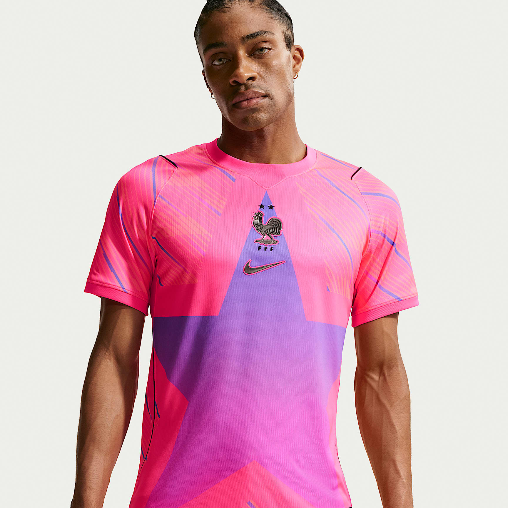 FFF 2026 Stadium Goalkeeper Men's Nike Dri-FIT Football Replica Short-Sleeve Shirt
