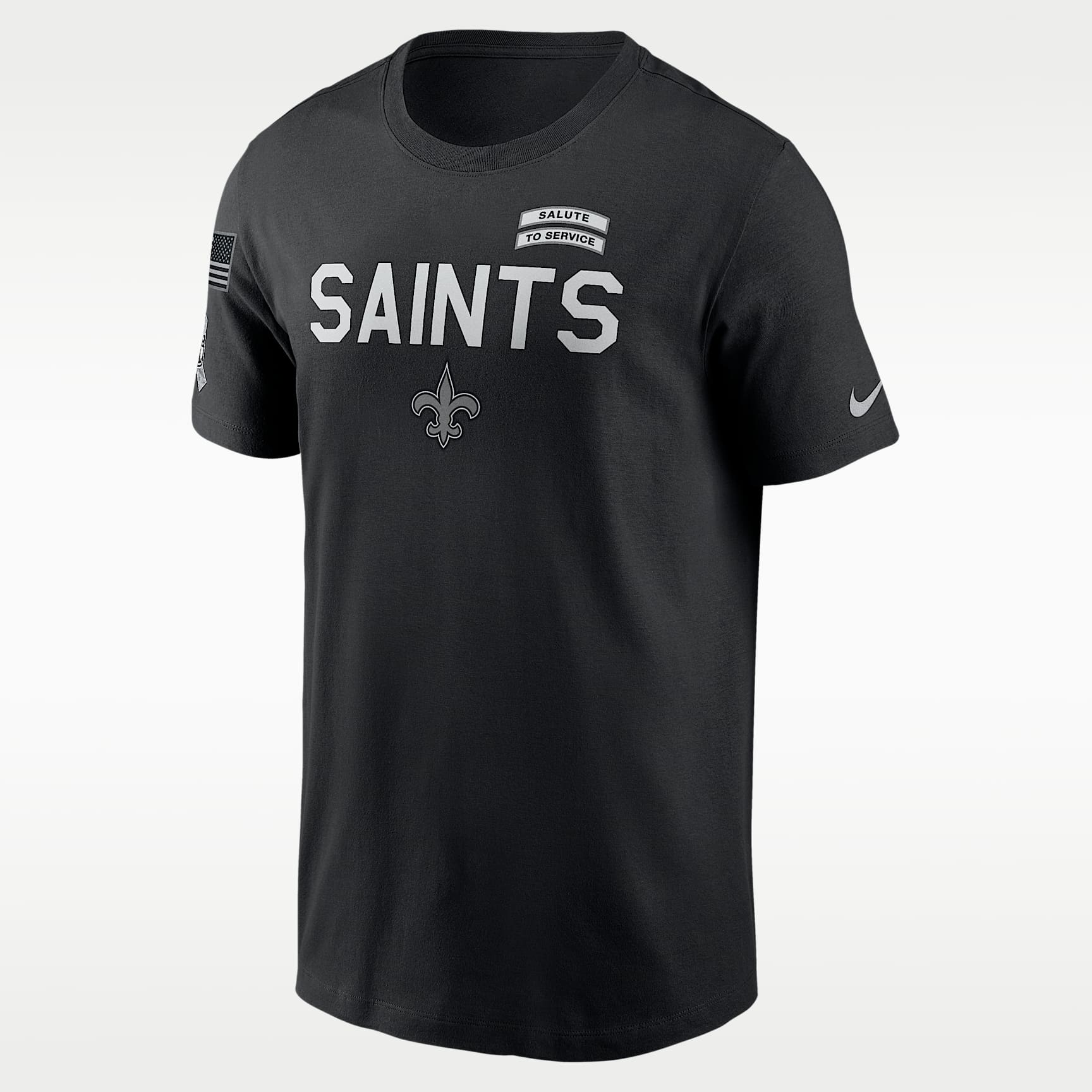 Playera Nike Dri-FIT de la NFL para hombre New Orleans Saints Salute to Service Sideline