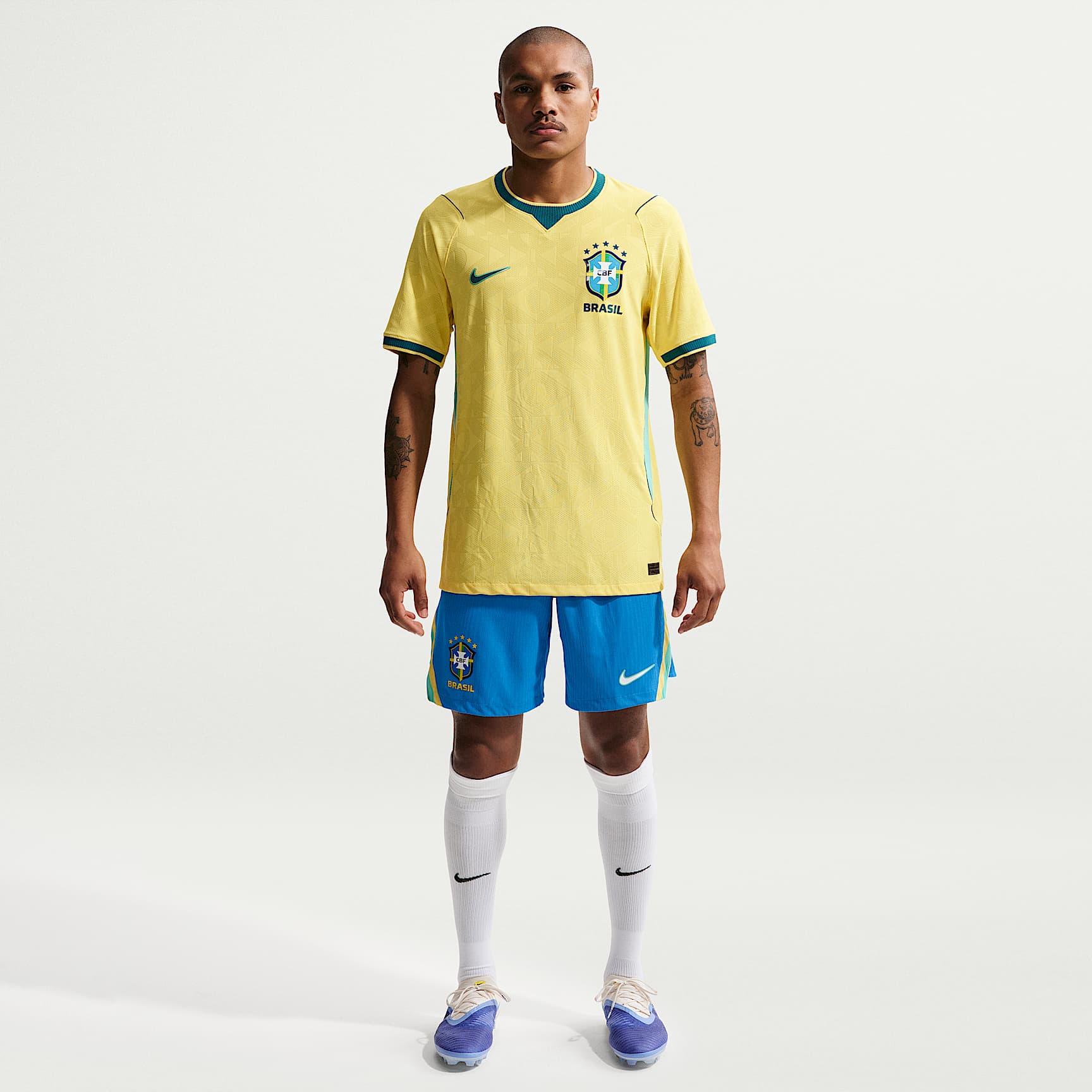 Brazil 2026/27 Match Home Men's Nike Aero-FIT Soccer Authentic Shorts