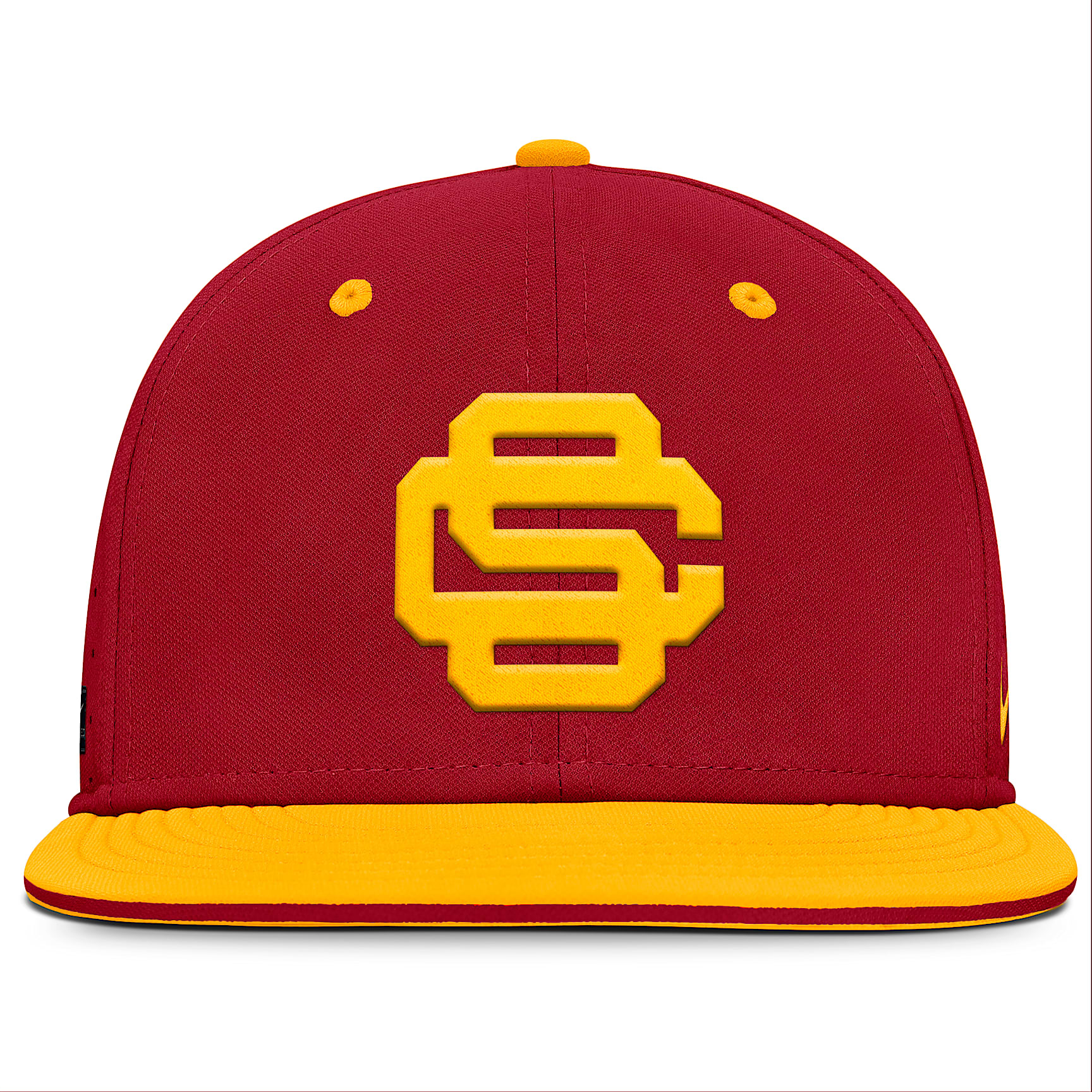 Gorra universitaria Nike Dri-FIT ajustada para hombre USC Trojans Dugout True