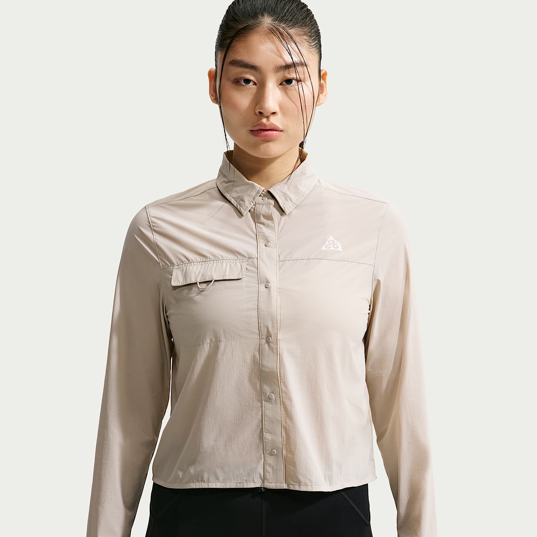 ACG "Aireez" Women's Button-Up Long-Sleeve Trail Running Top