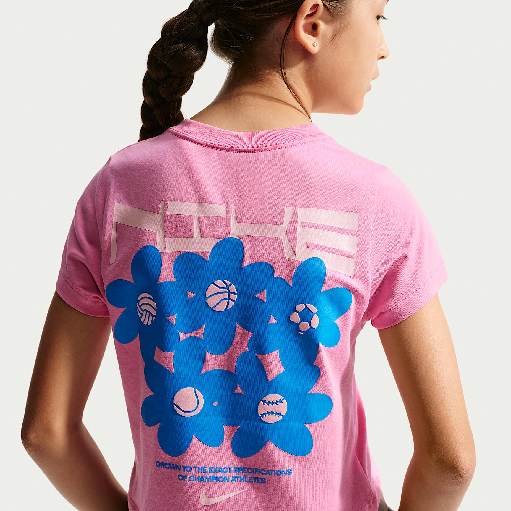 Nike Sportswear Big Kids' (Girls') Slim Cropped T-Shirt