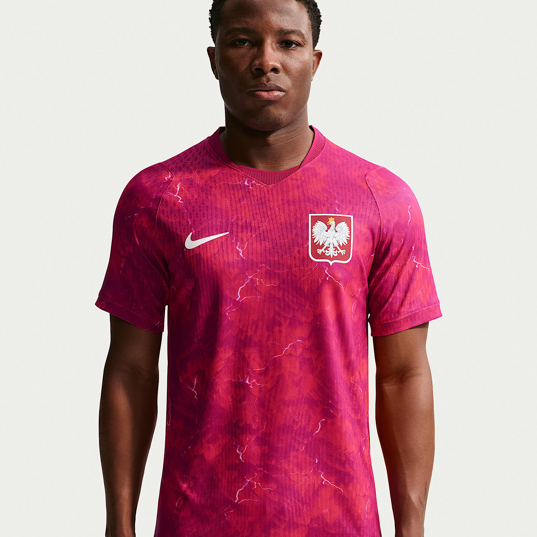 Polen 2026 Nike Aero-FIT authentisches Auswärtsspiel-Fußballtrikot (Herren)