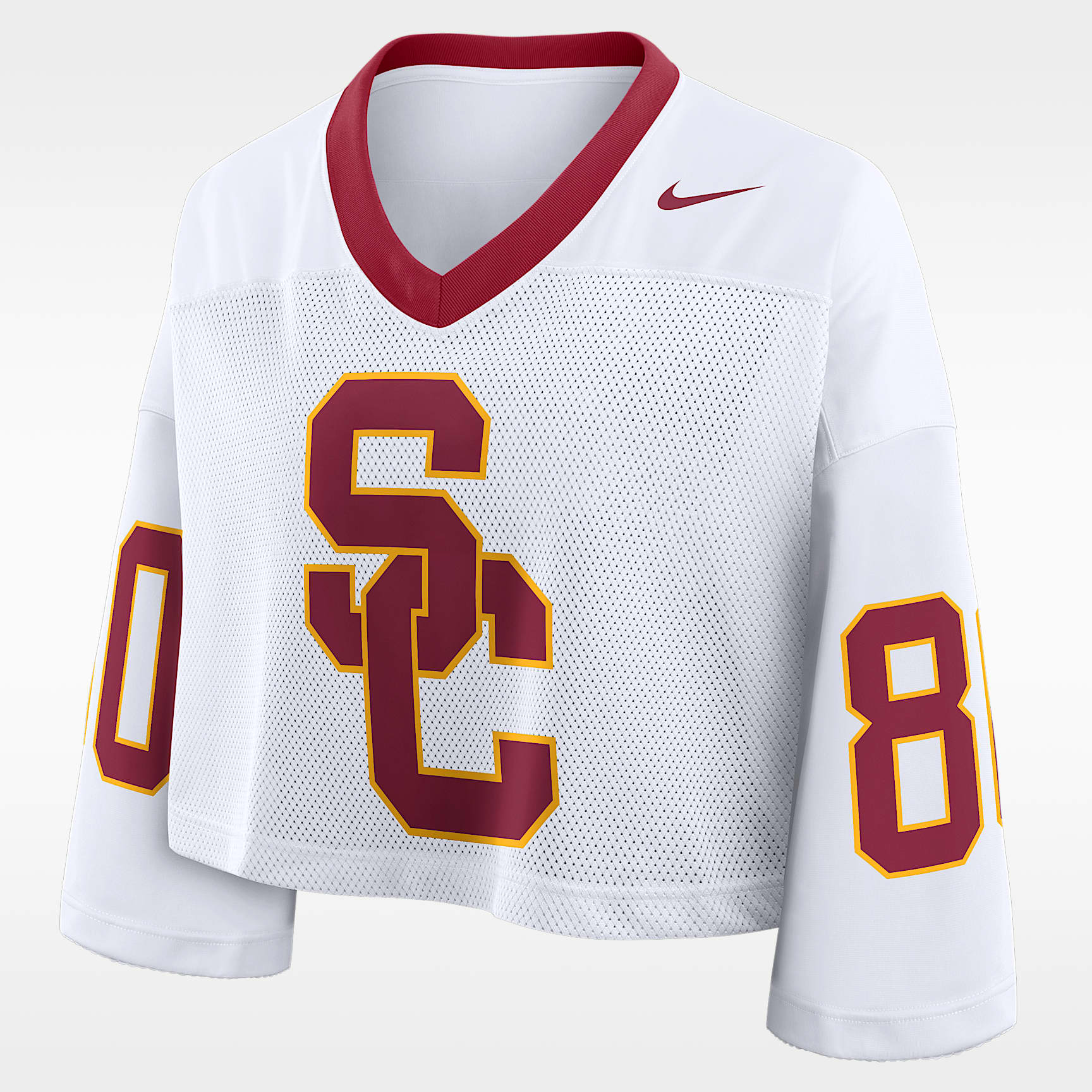 USC Logo Women's Nike Dri-FIT College Cropped Jersey