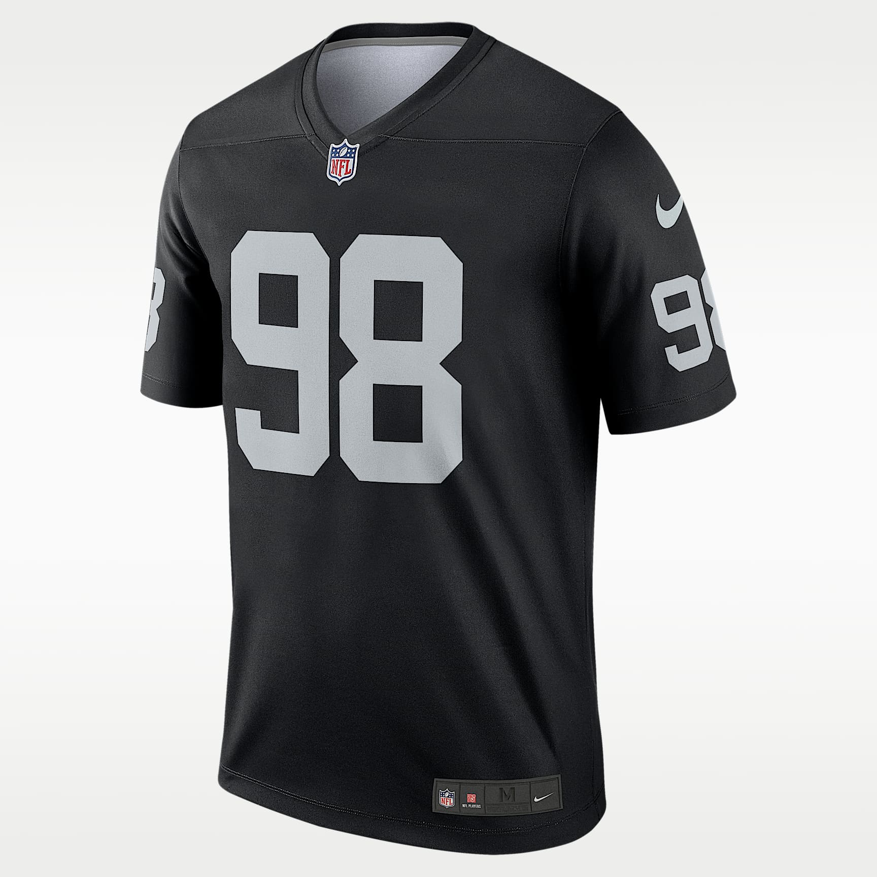 Jersey Nike Dri-FIT de la NFL Legend para hombre Maxx Crosby Las Vegas Raiders