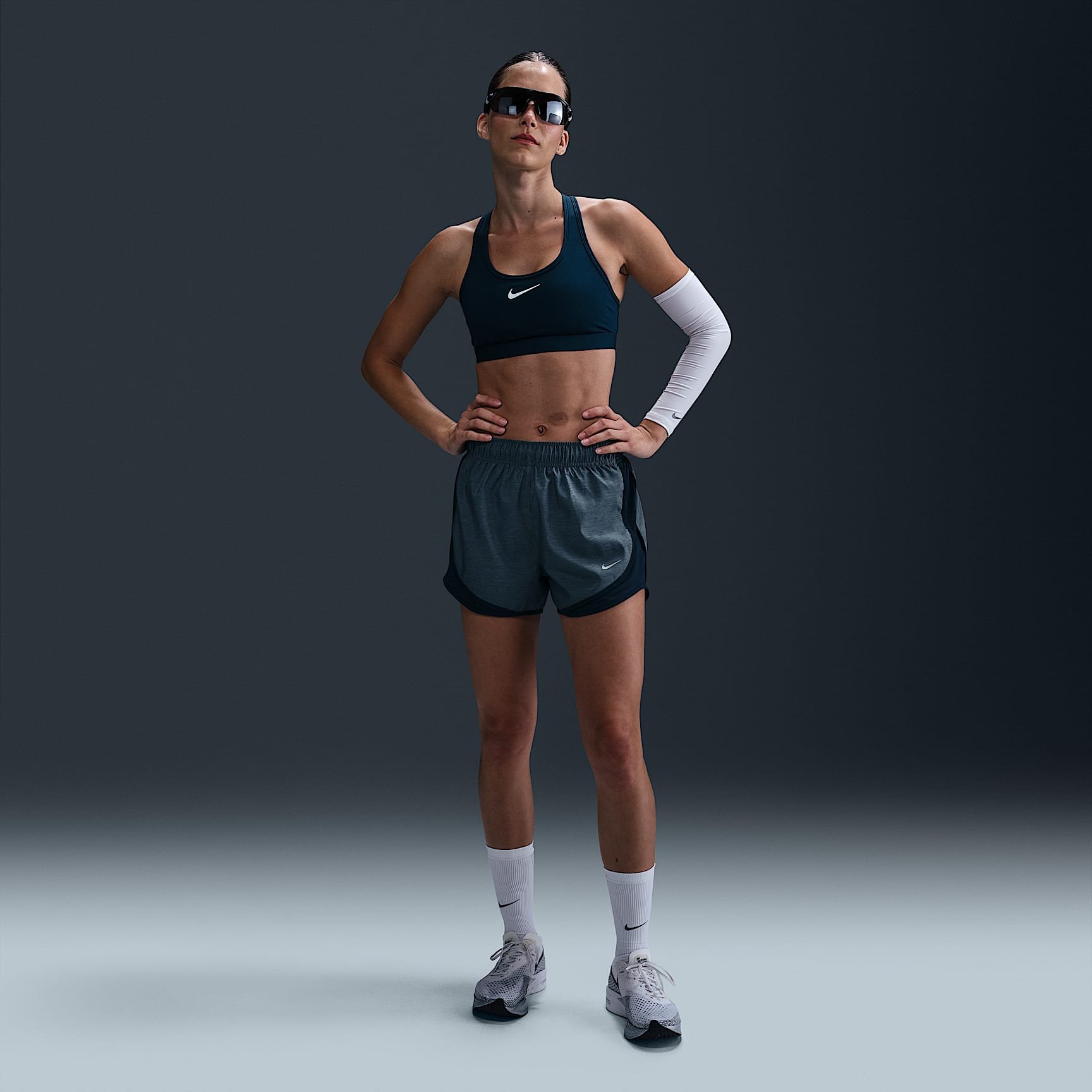Nike Tempo Women's Dri-FIT Mid-Rise Brief-Lined Running Shorts
