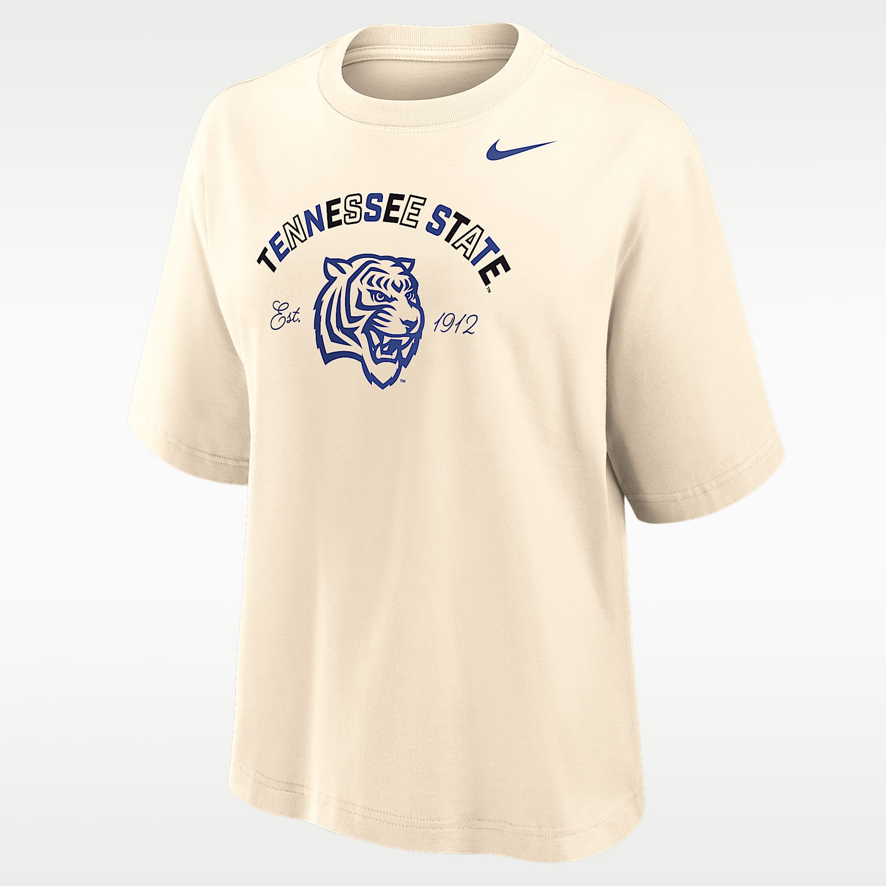Nike College (Tennessee State University) Women's Boxy Cotton T-Shirt