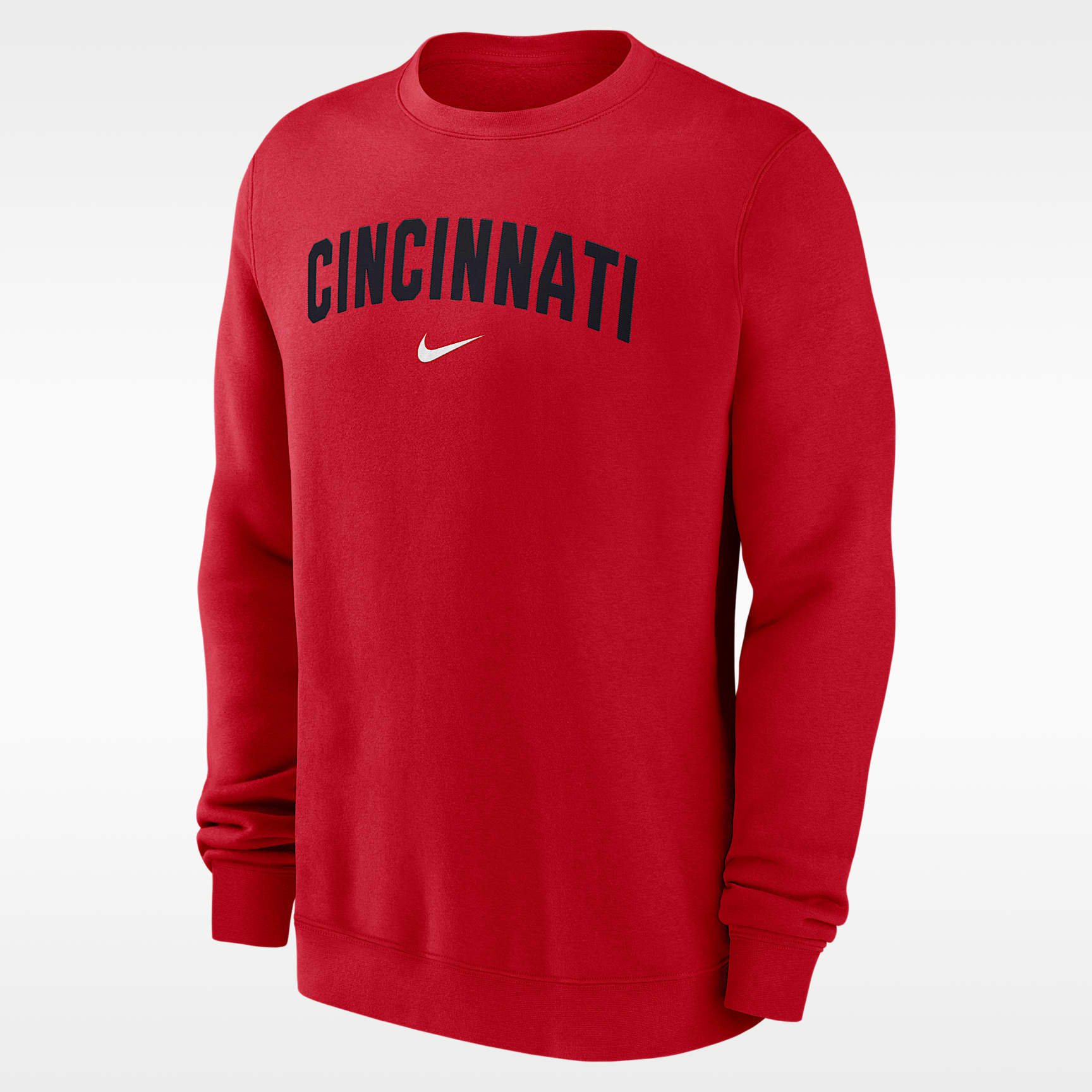 Cincinnati Reds 2-Hit Men's Nike MLB Pullover Crew