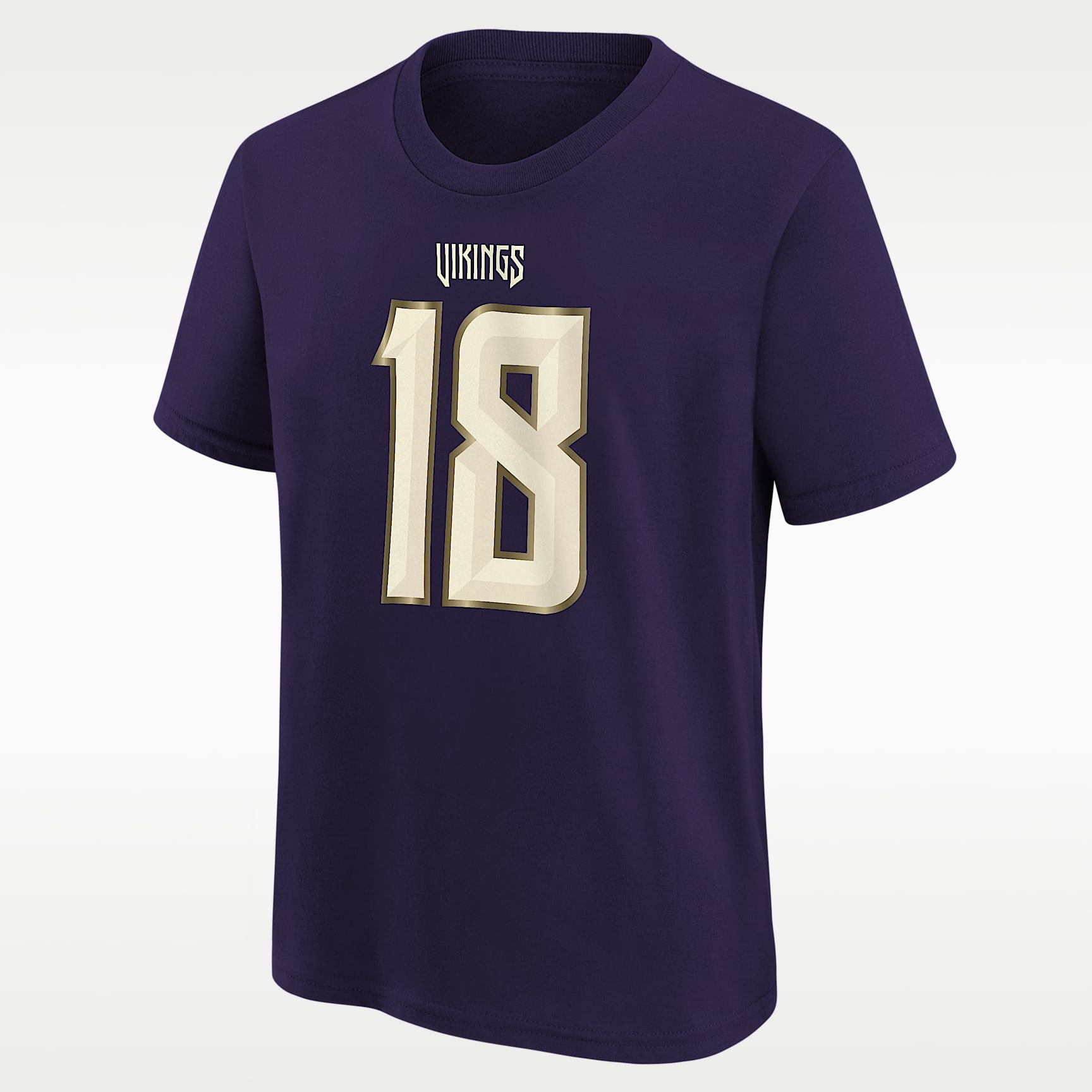 Justin Jefferson Minnesota Vikings Rivalries Collection Big Kids' Nike NFL T-Shirt