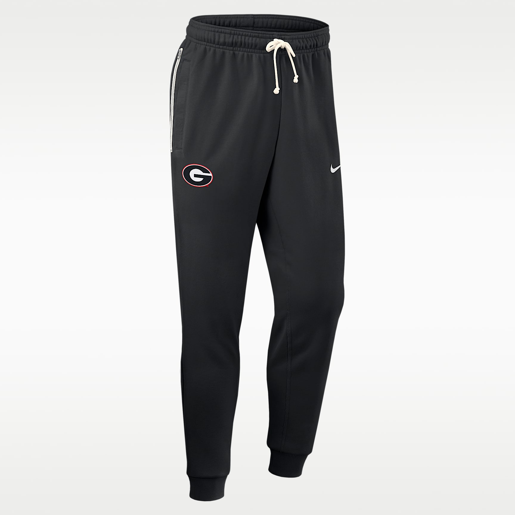 Pants universitarios Nike Dri-FIT entallados para hombre Georgia Sideline