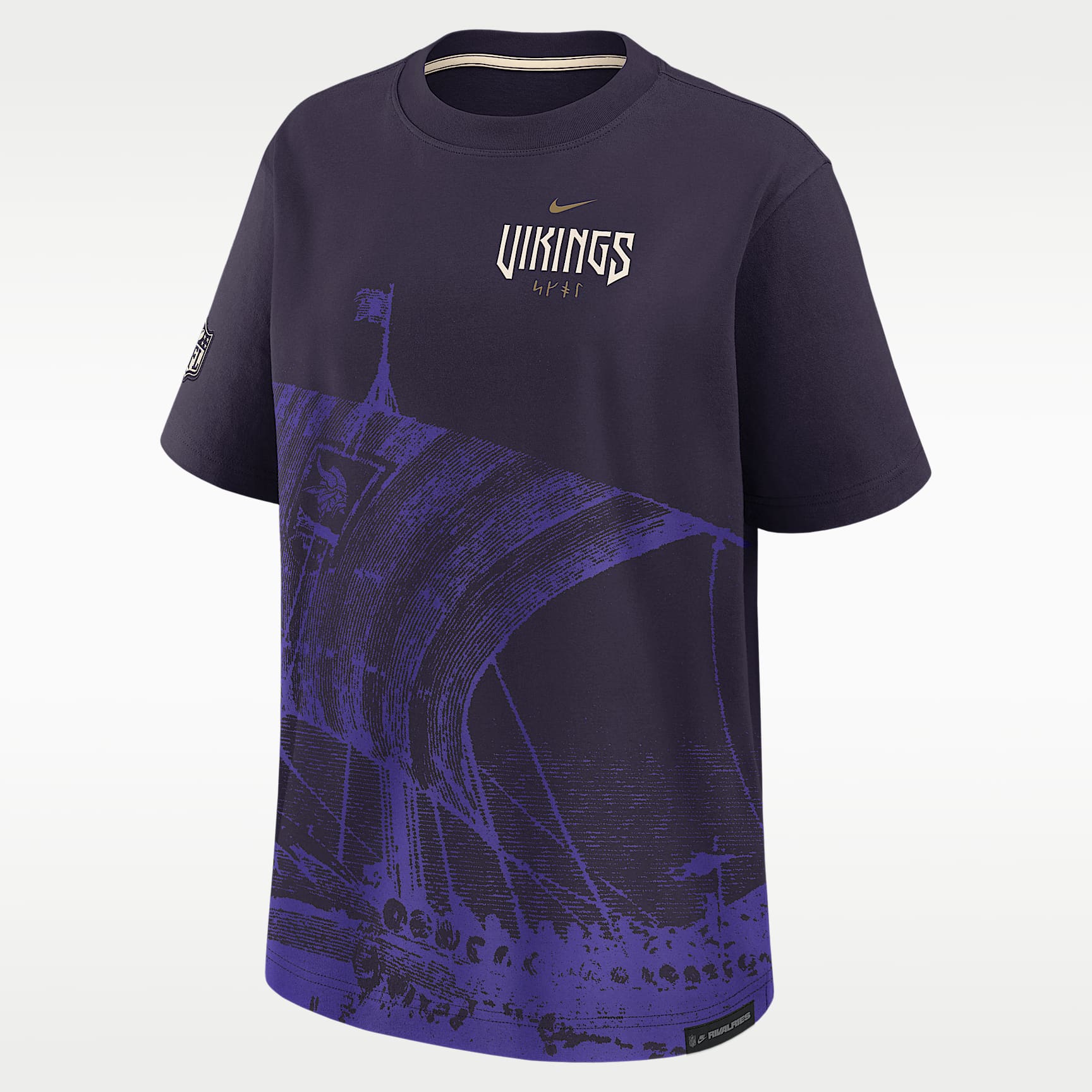 Minnesota Vikings Rivalries Collection Essential Boyfriend Women's Nike NFL T-Shirt