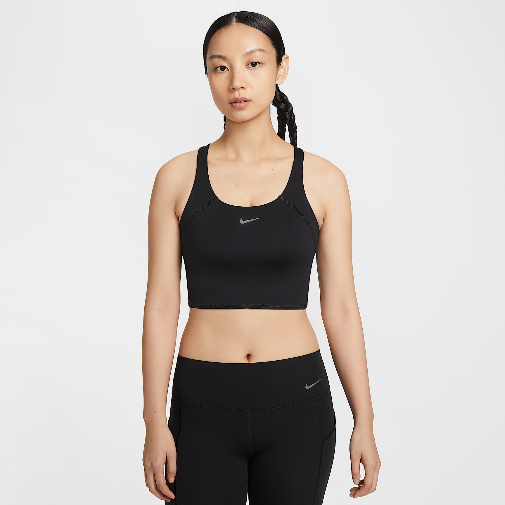 Nike Tempo Women's Medium-Support Cropped Sports Bra Tank Top