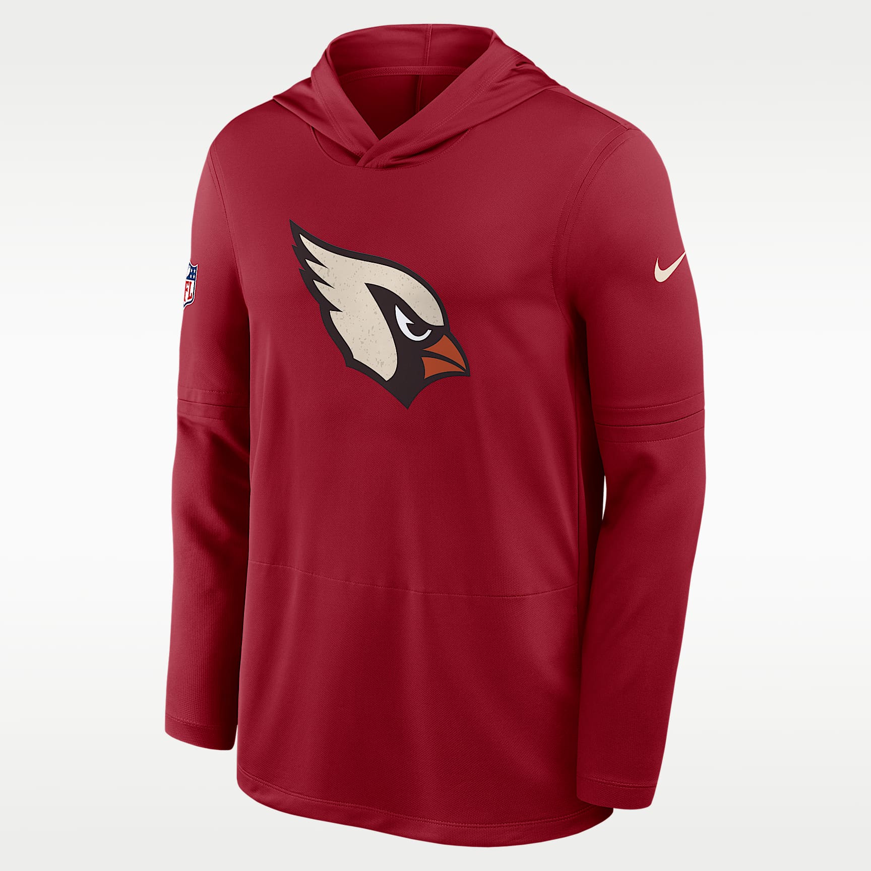Playera de manga larga Nike Dri-FIT de la NFL con gorro para hombre Arizona Cardinals Rivalries Collection Sideline