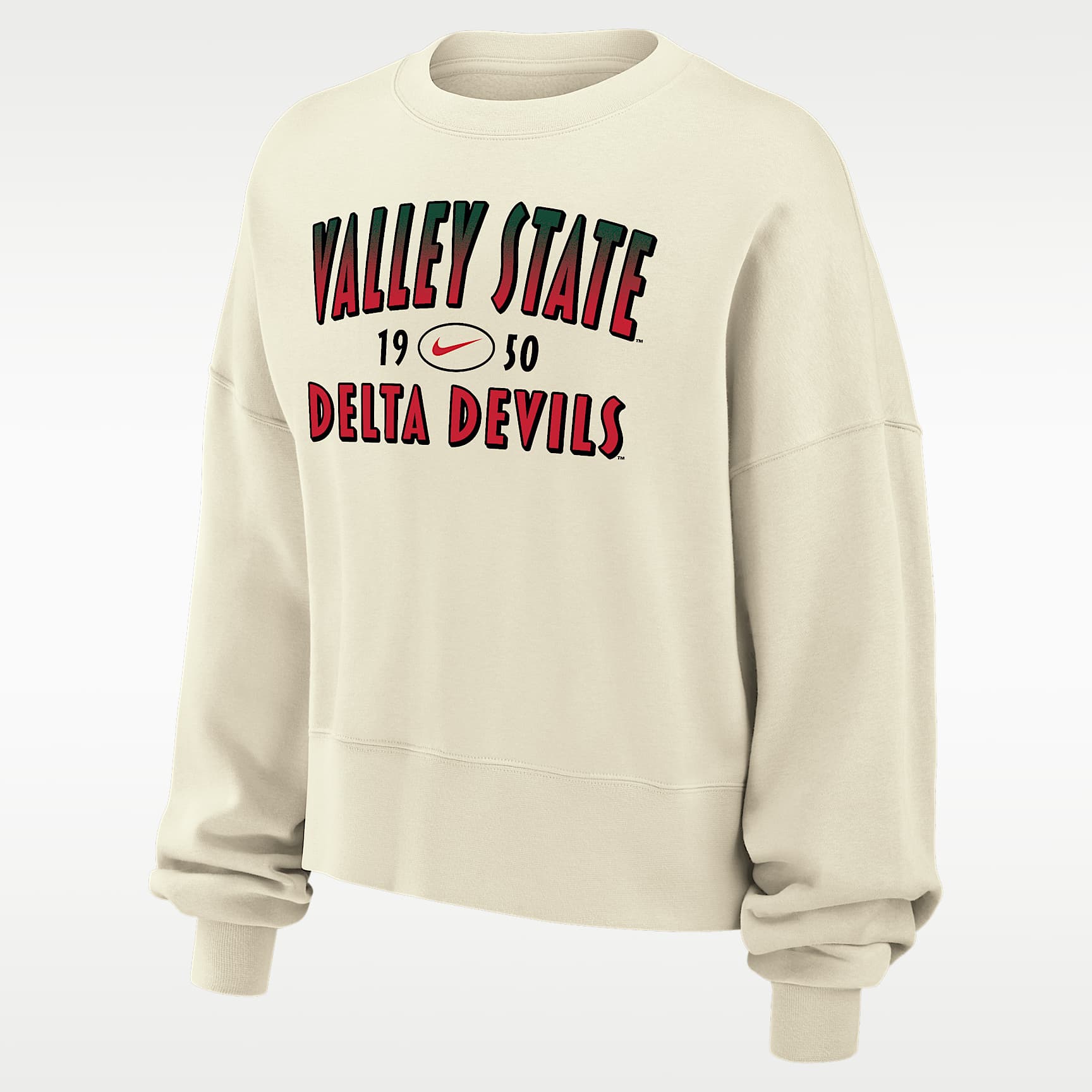 Nike College (Mississippi Valley State University) Women's Phoenix Fleece Crewneck Sweatshirt