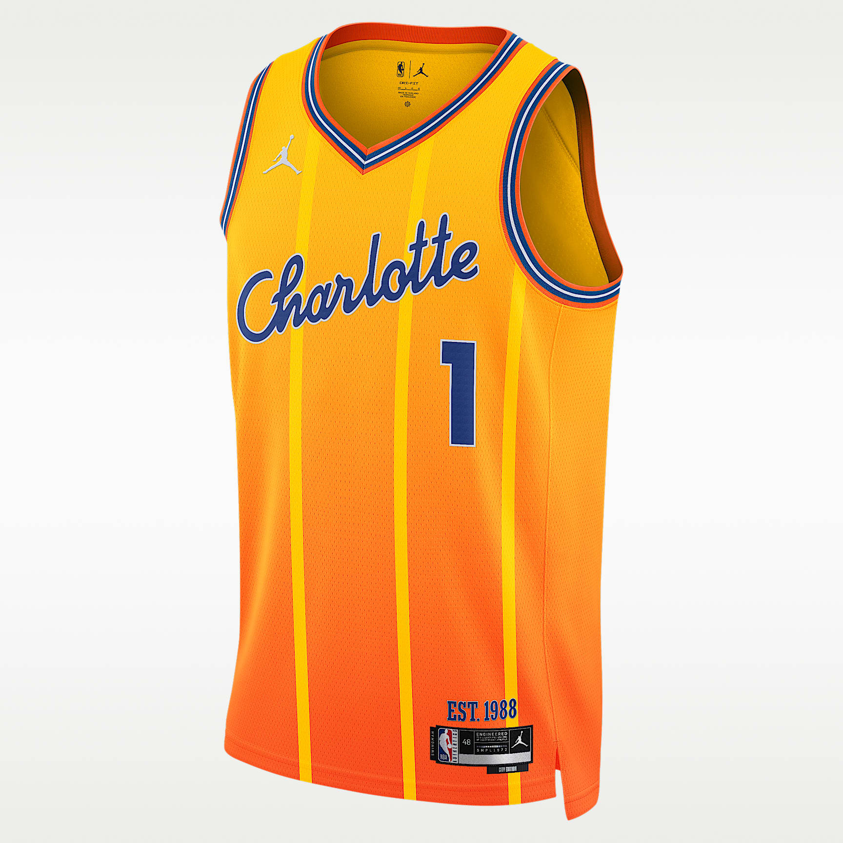 LaMelo Ball Charlotte Hornets City Edition Men's Nike NBA Swingman Jersey