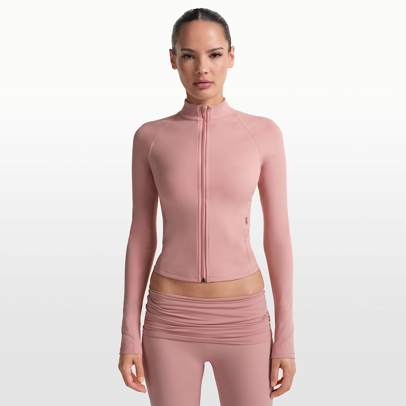 NikeSKIMS Matte Women's Mock-Neck Full-Zip Jacket