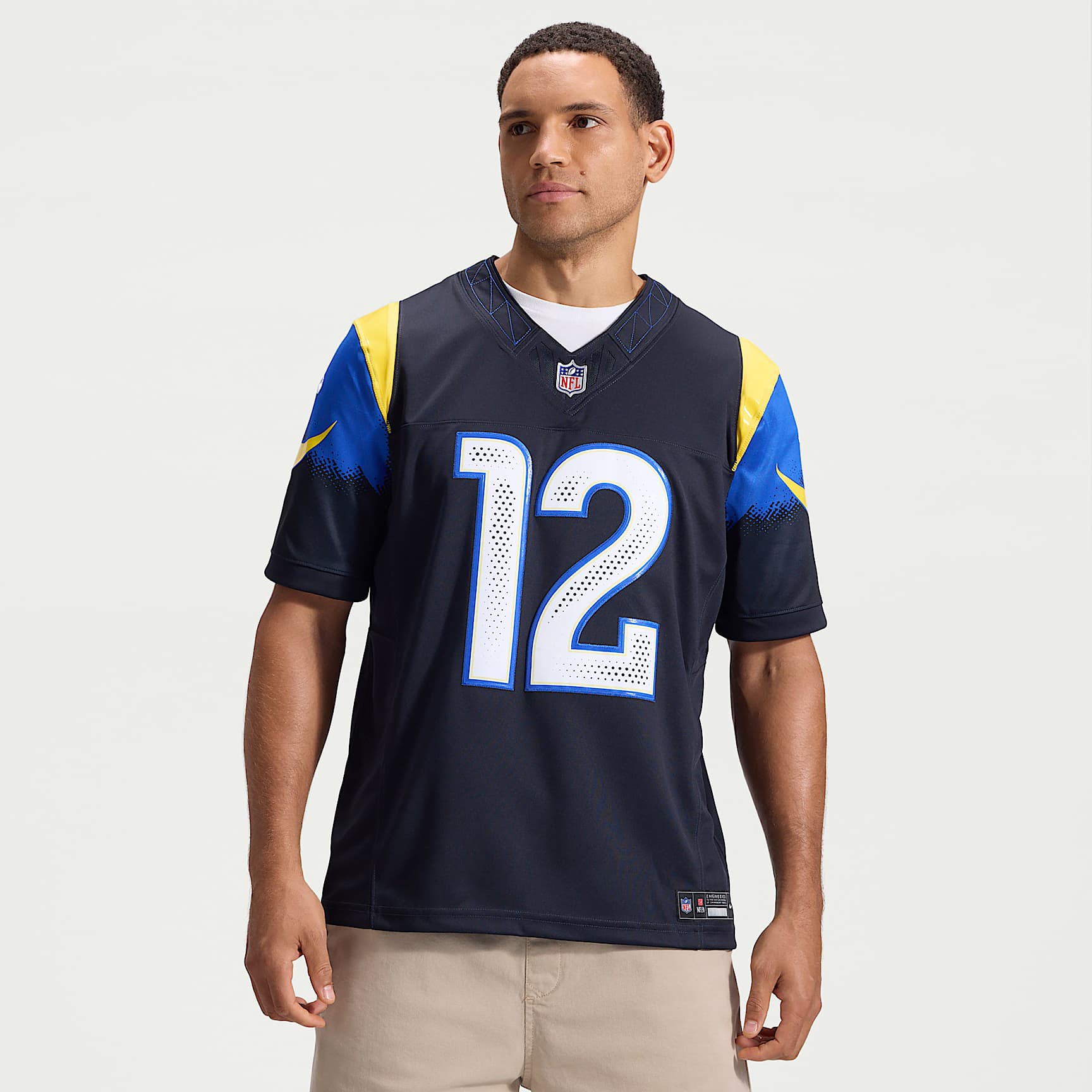 Puka Nacua Los Angeles Rams Rivalries Collection Men's Nike Dri-FIT NFL Limited Jersey