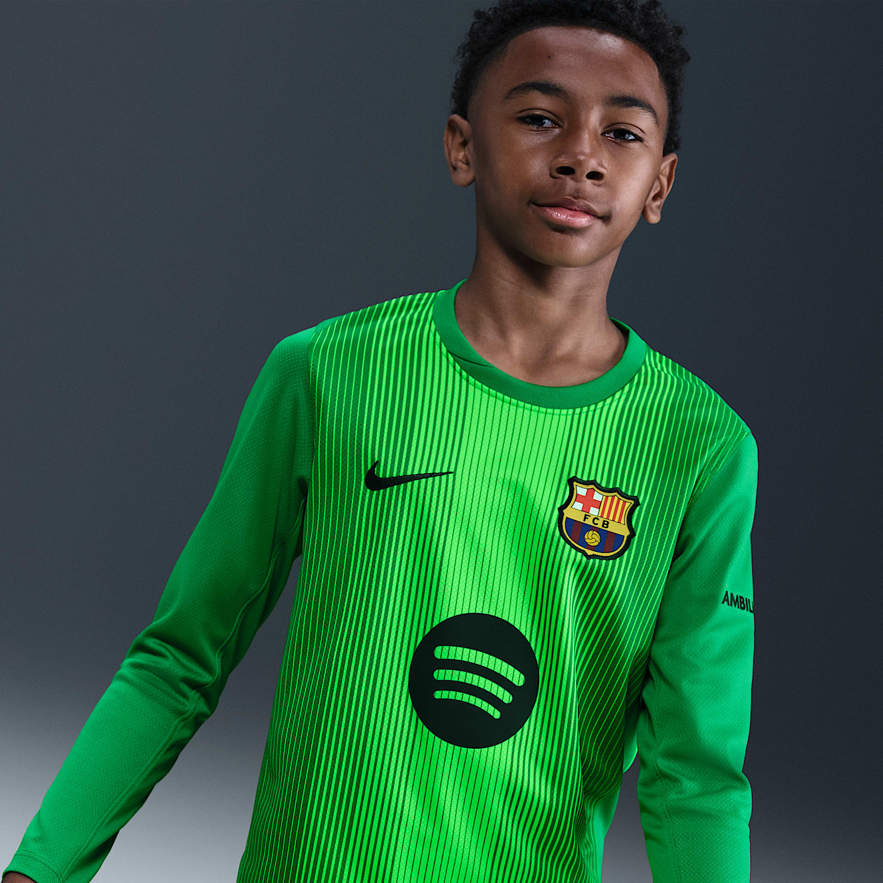 Maillot de foot Replica Nike Dri-FIT FC Barcelona 2025/26 Stadium Gardien de but pour ado
