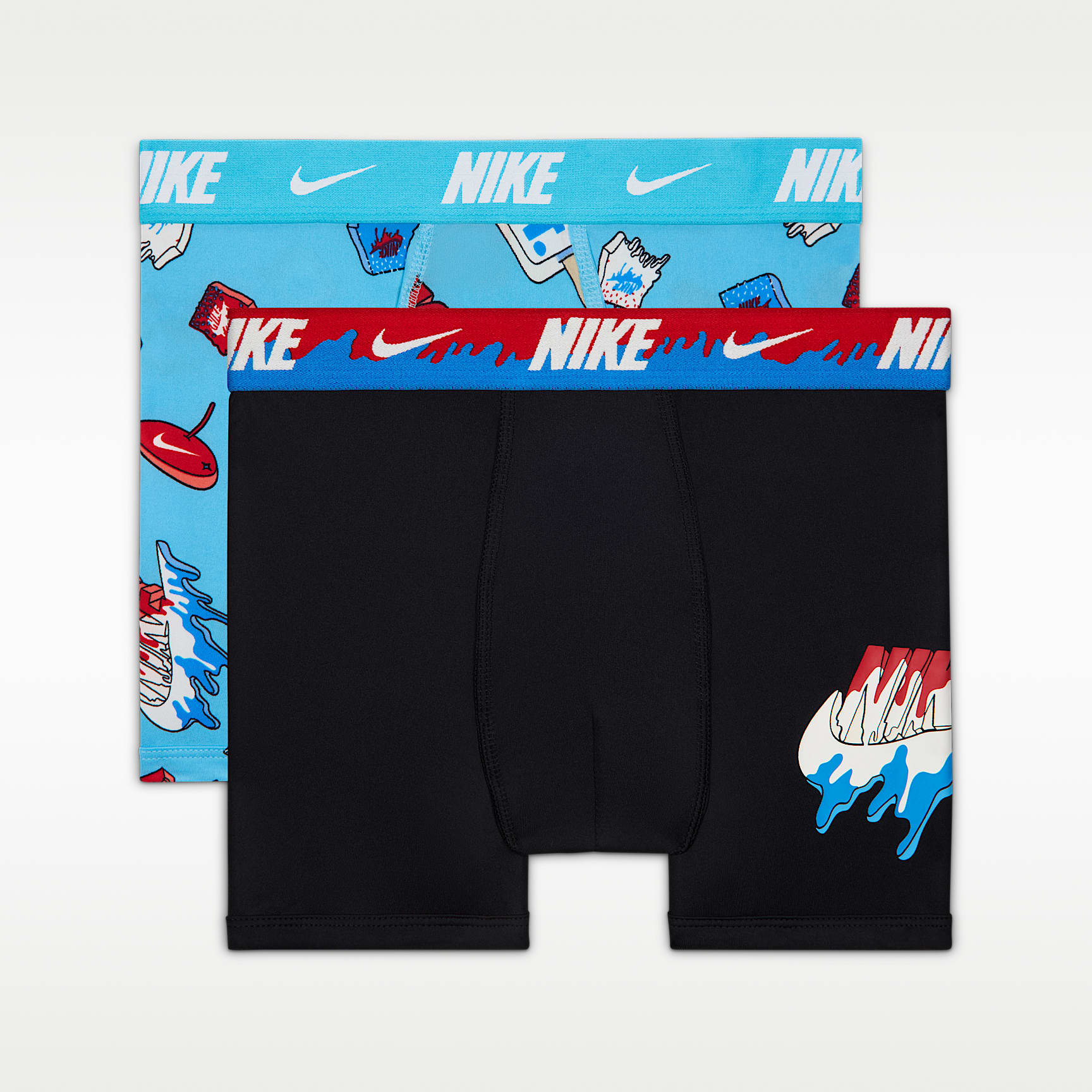 Nike Big Kids' Dri-FIT Printed Boxer Briefs (2-Pack)