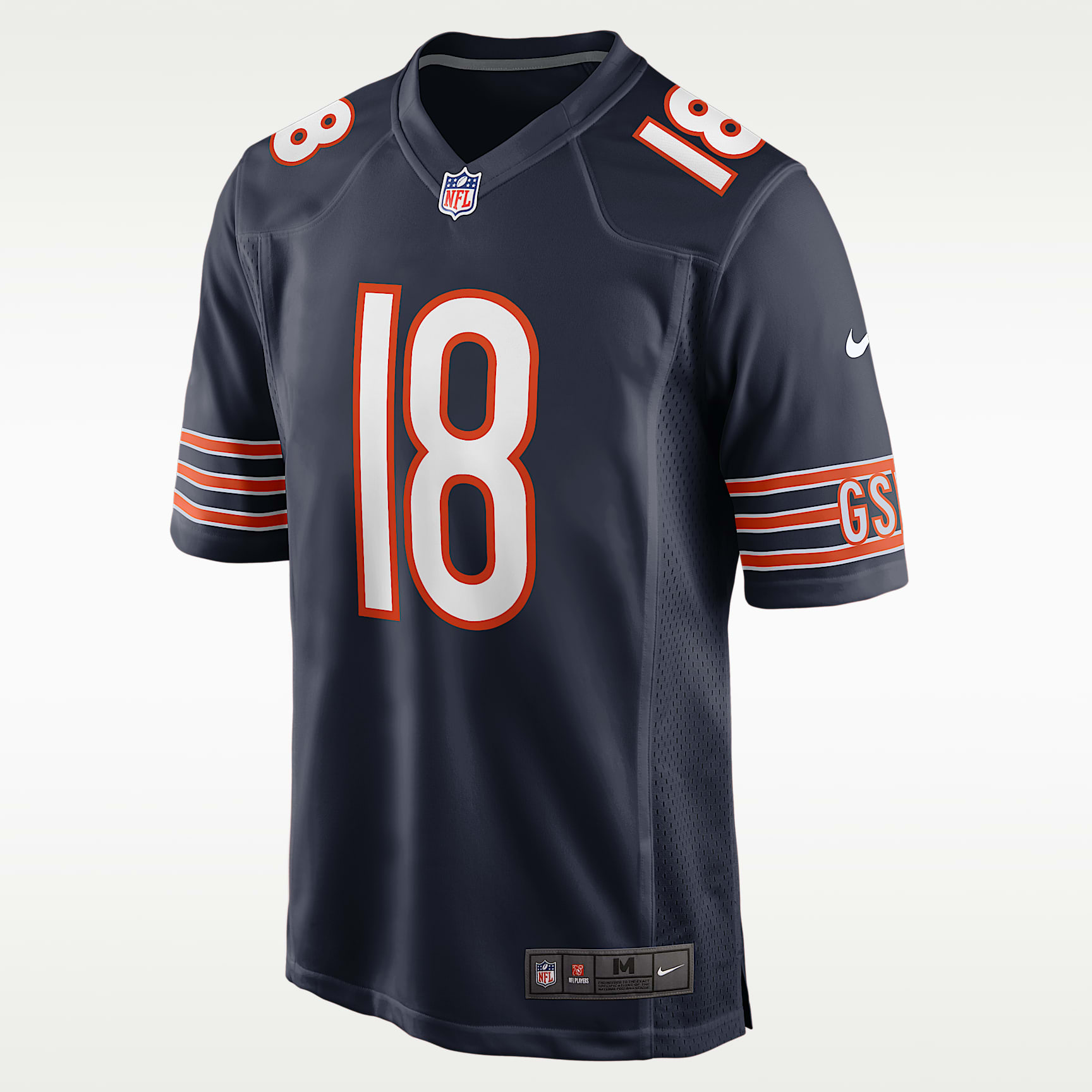 Jersey Nike de la NFL Game para hombre Caleb Williams Chicago Bears