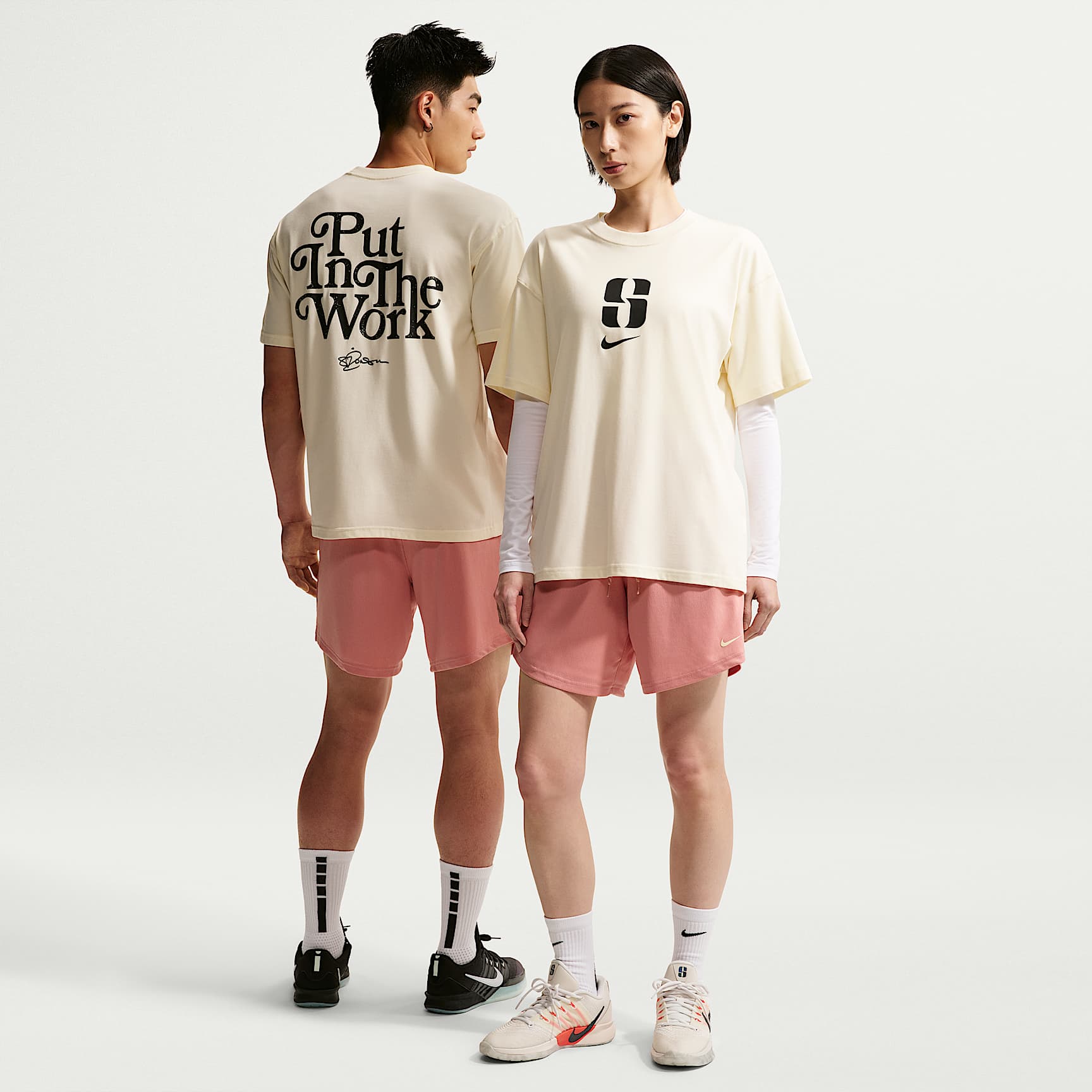 กางเกงบาสเก็ตบอลขาสั้น Dri-FIT ใส่ได้ 2 ด้าน Sabrina