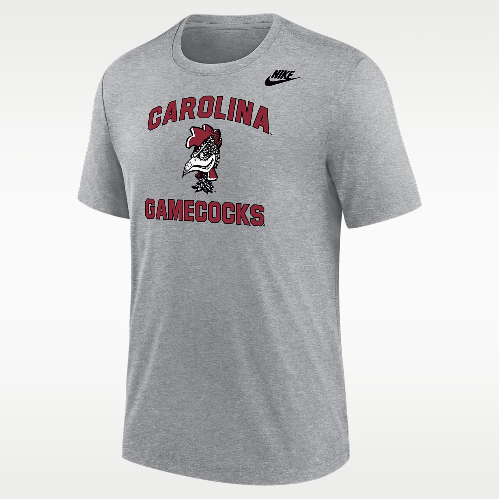 Playera de futbol americano Nike Tri-blend para hombre South Carolina Gamecocks