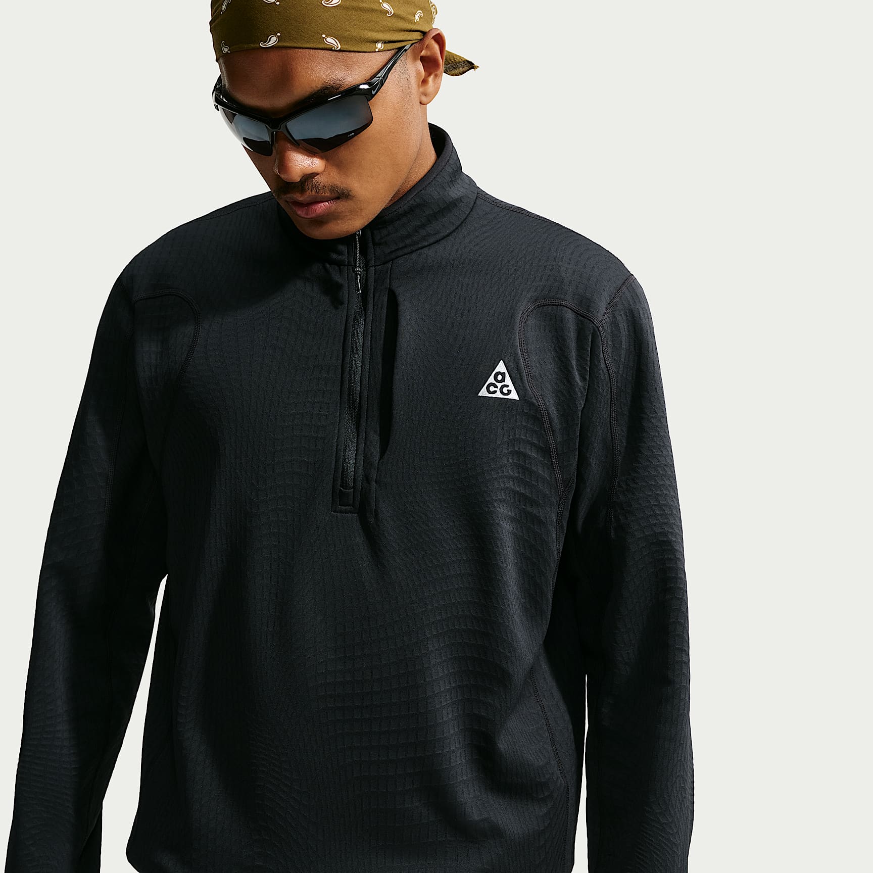 ACG "Wolf Grid" Men's Therma-FIT 1/2-Zip Hiking Top