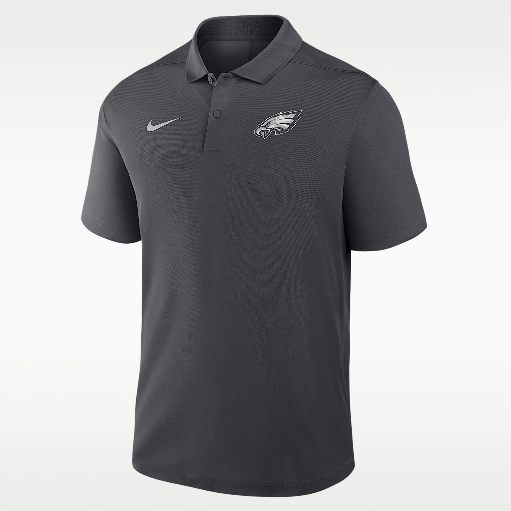 Philadelphia Eagles Fractal Logo Victory Men's Nike Dri-FIT NFL Polo
