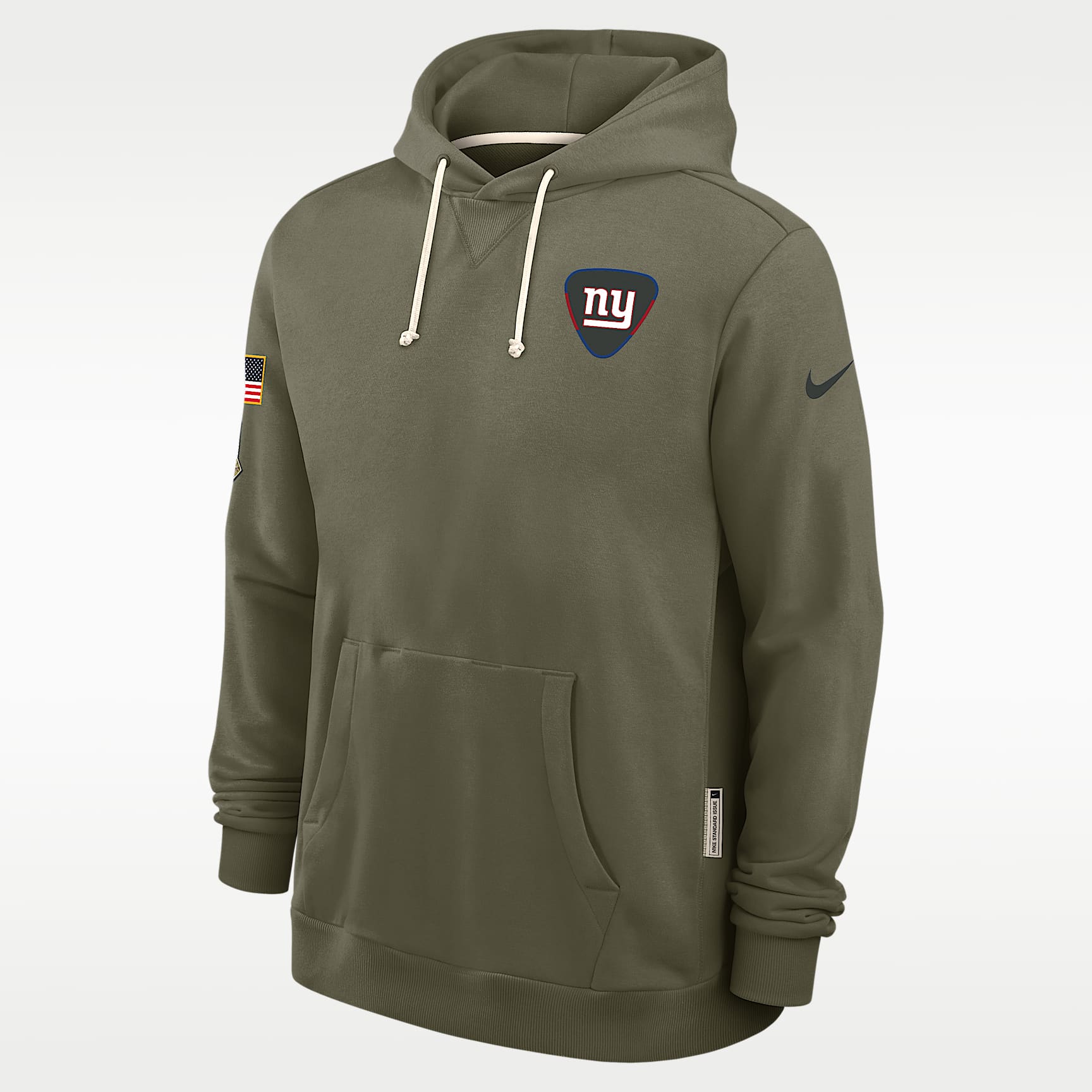 Sudadera con gorro sin cierre Nike Dri-FIT de la NFL para hombre New York Giants Salute to Service Sideline Dominant Force