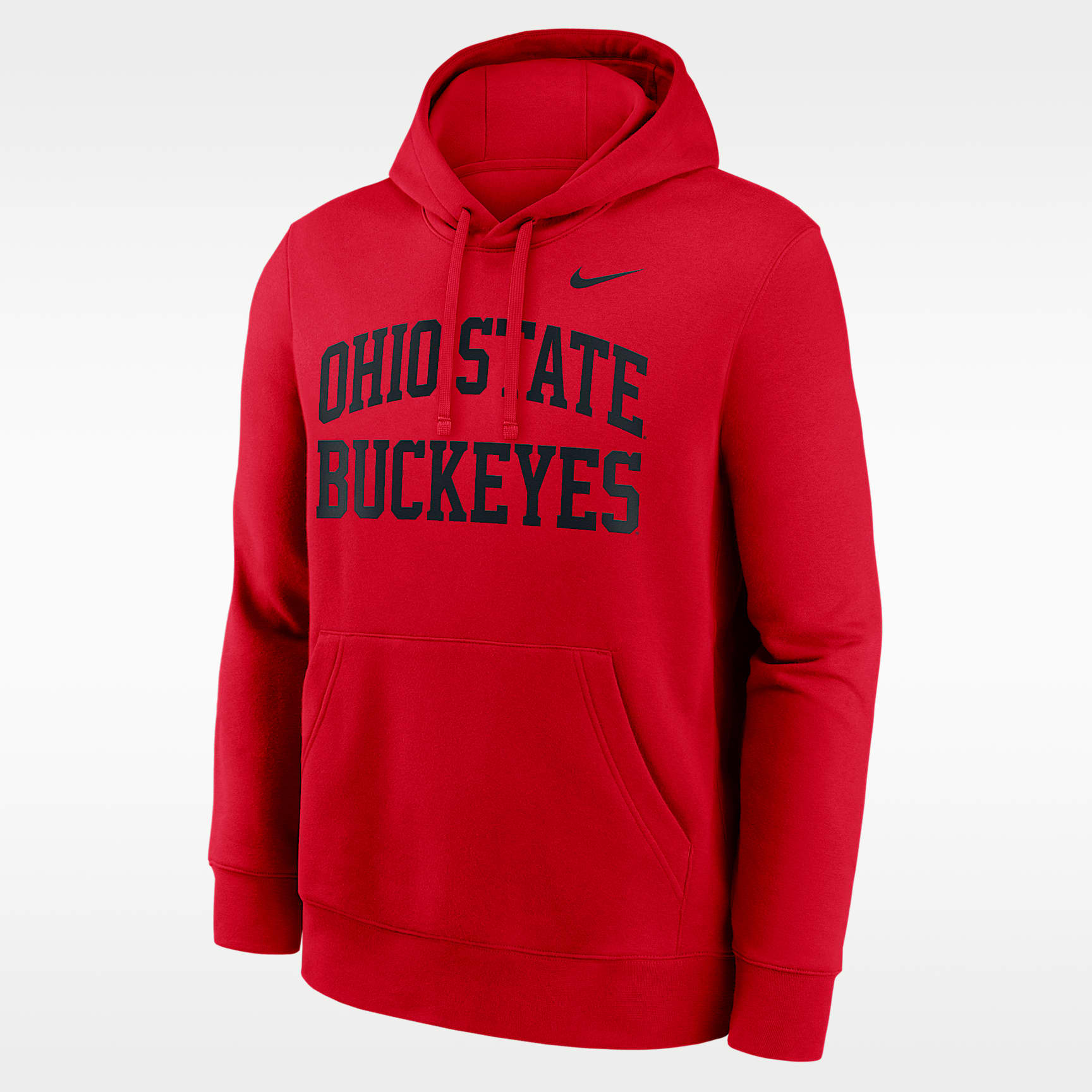 Sudadera con gorro sin cierre universitaria Nike para hombre Ohio State Primetime Arched Club