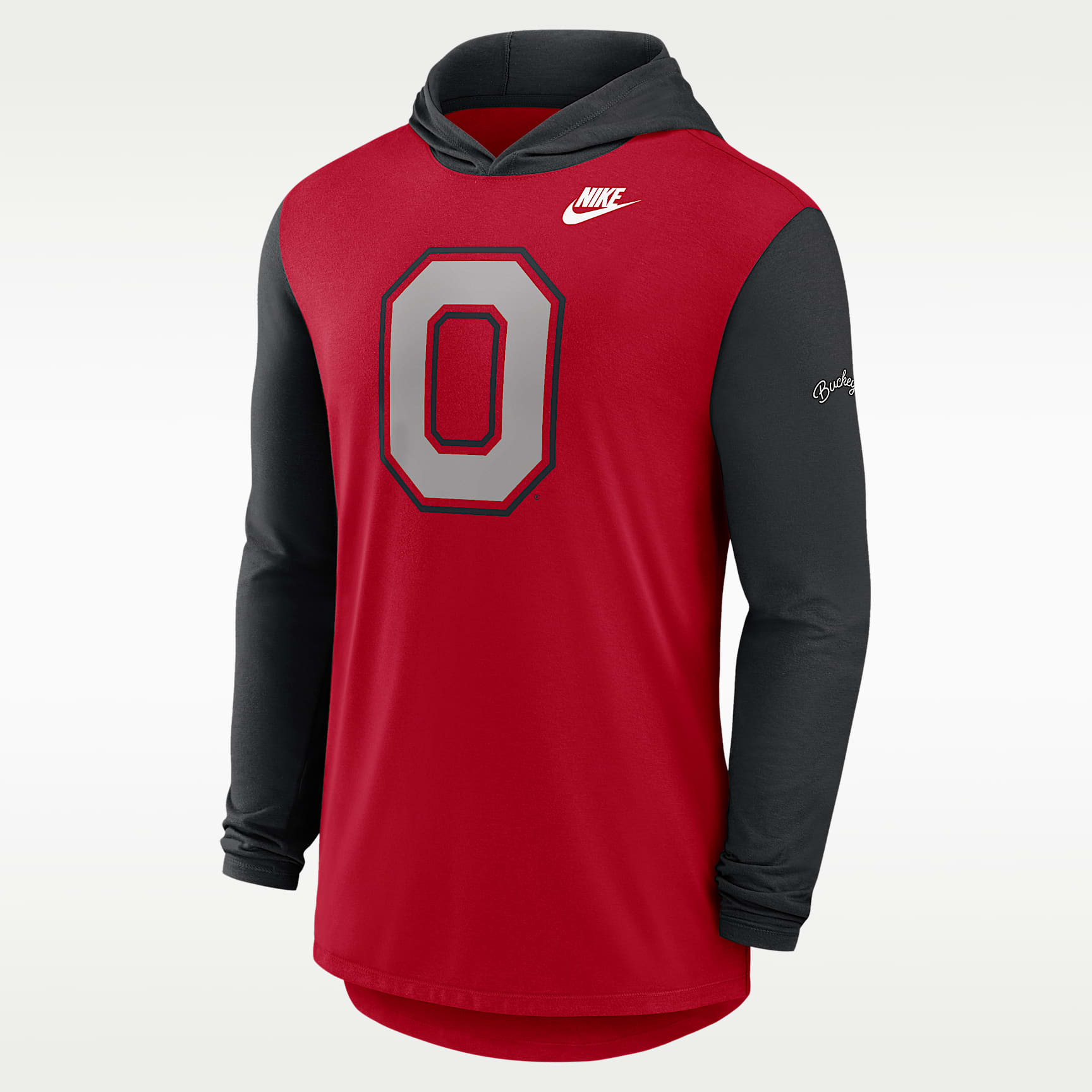 Ohio State Campus Legacy Men's Nike Dri-FIT College Long-Sleeve Hooded T-Shirt