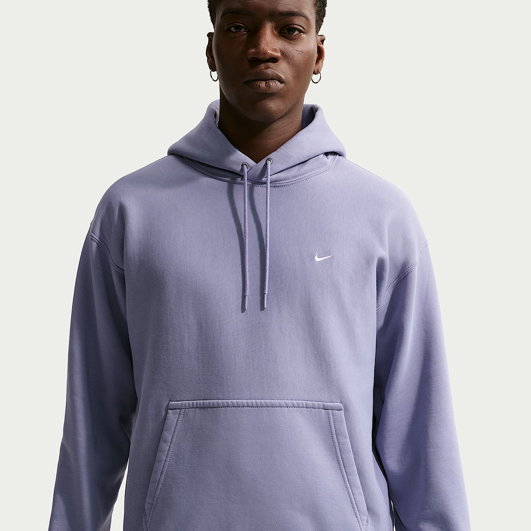 Felpa pullover con cappuccio Nike Solo Swoosh – Uomo