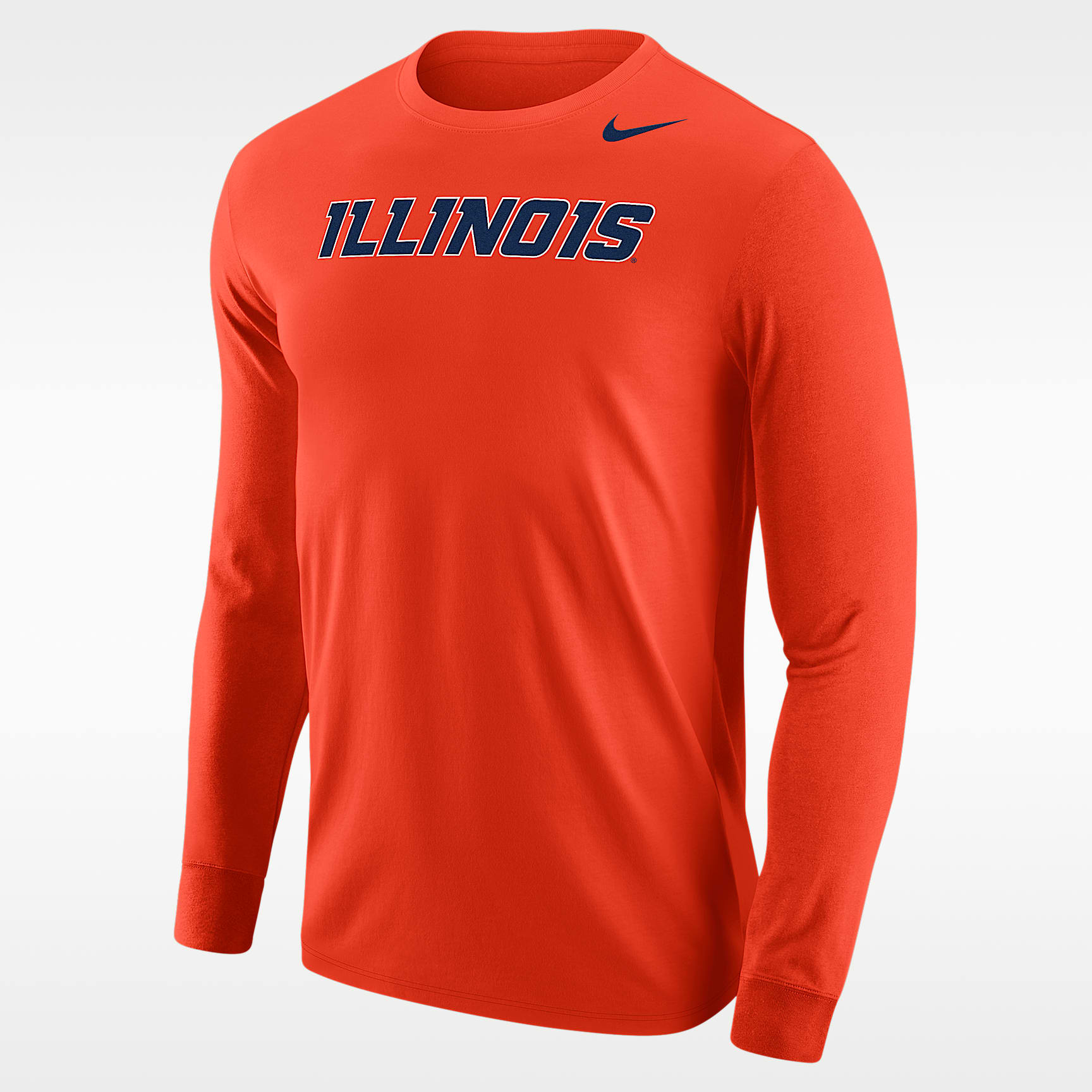 Illinois Fighting Illini Men's Nike Football Long-Sleeve T-Shirt