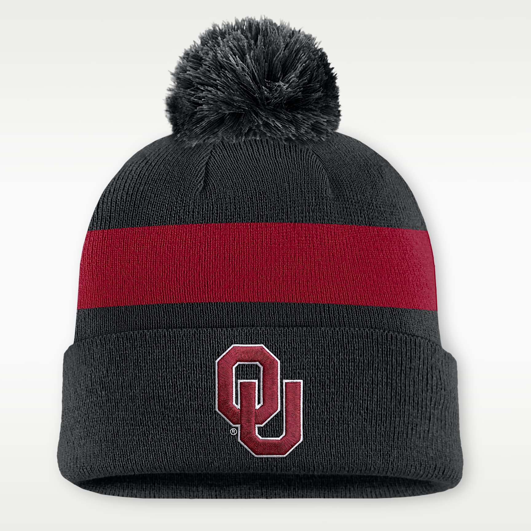 Gorro con dobladillo universitario marca Jordan para hombre Oklahoma Peak