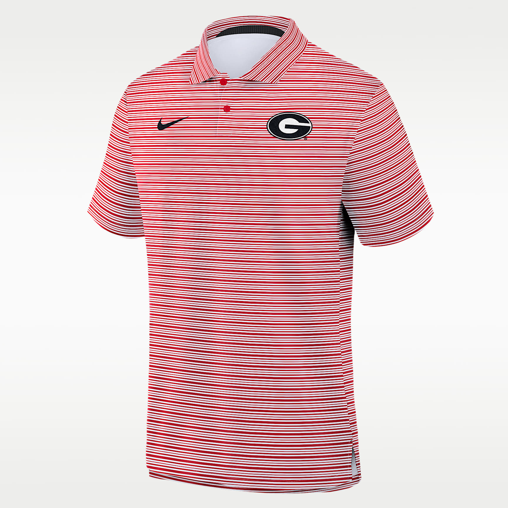 Polo universitaria Nike Dri-FIT para hombre Georgia Primetime
