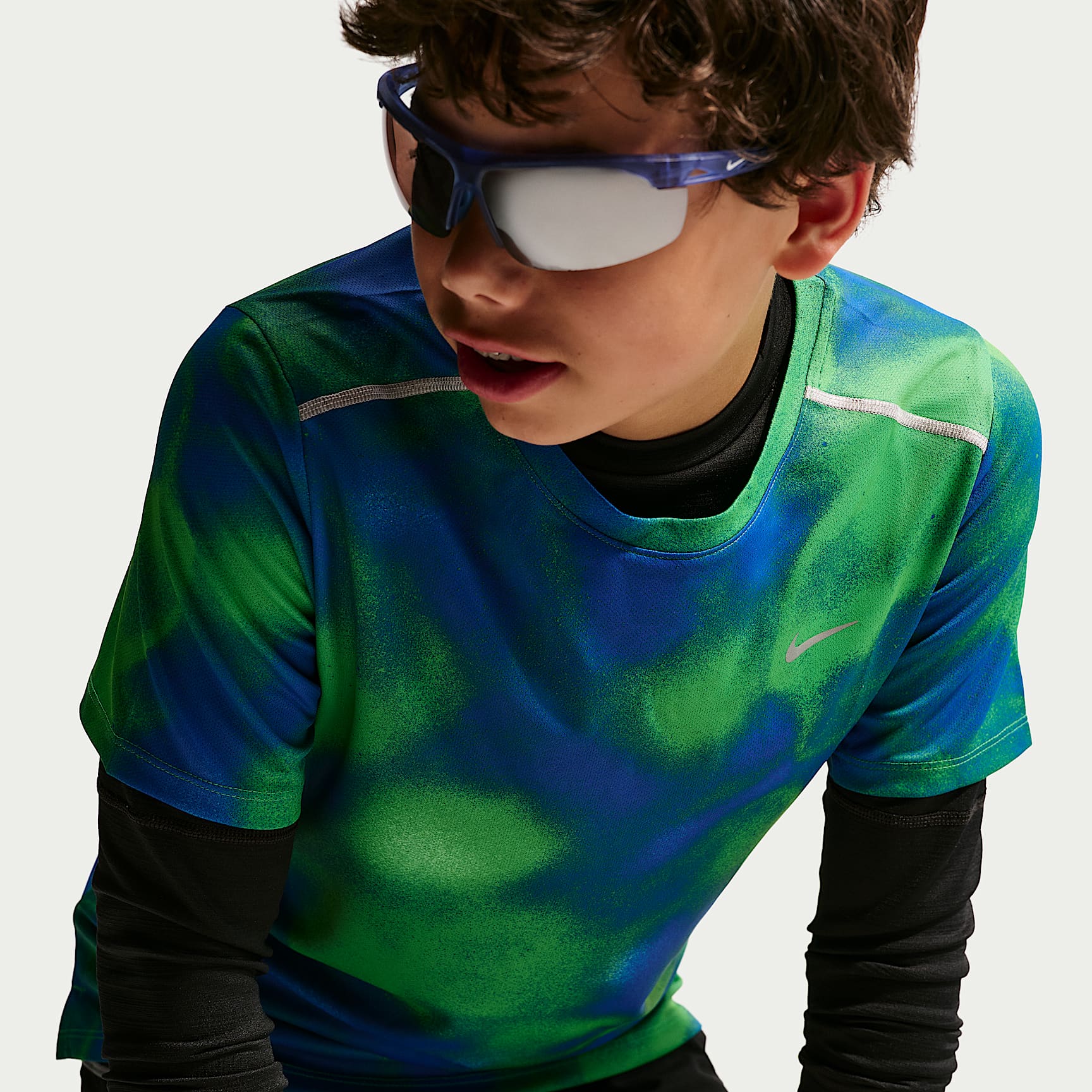 Nike Miler Kids' Dri-FIT Short-Sleeve Running Top