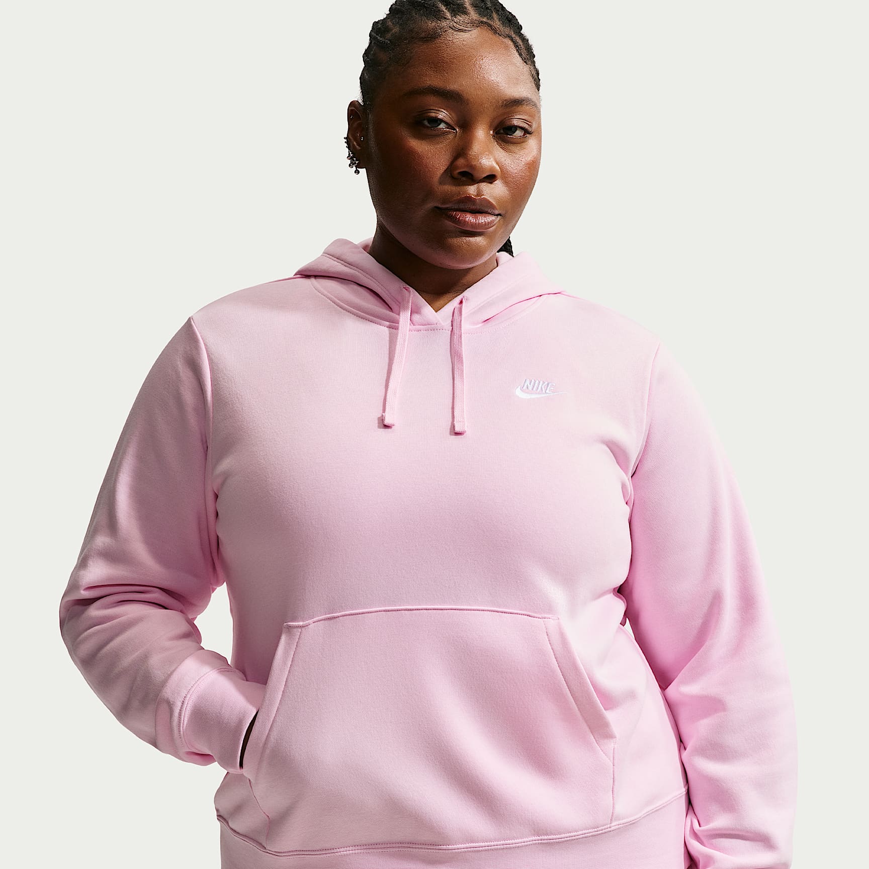 Nike Sportswear Club Fleece Women's Pullover Hoodie (Plus Size)