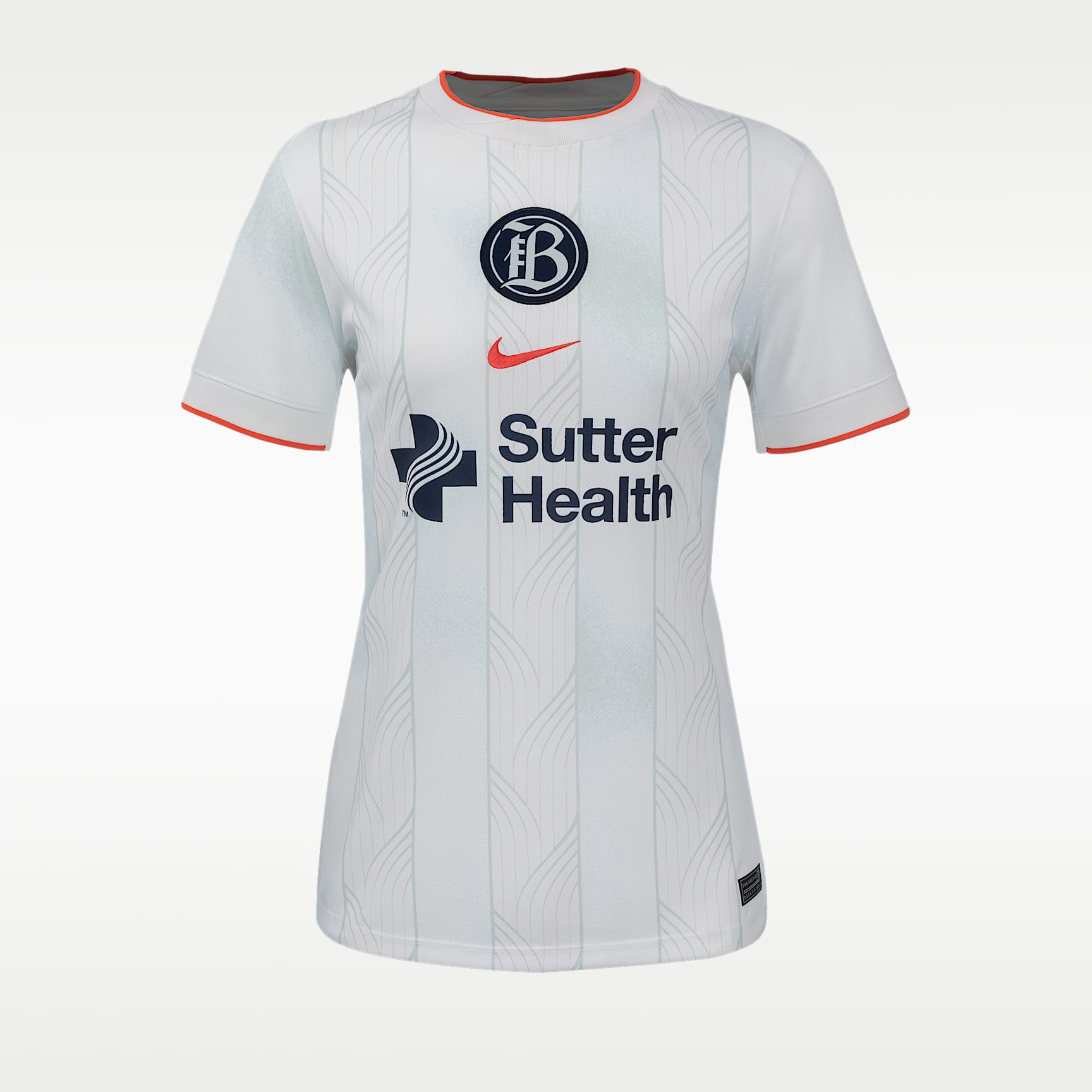 Jersey Nike Dri-FIT de la NWSL Replica del Bay FC local 2025 Stadium para mujer