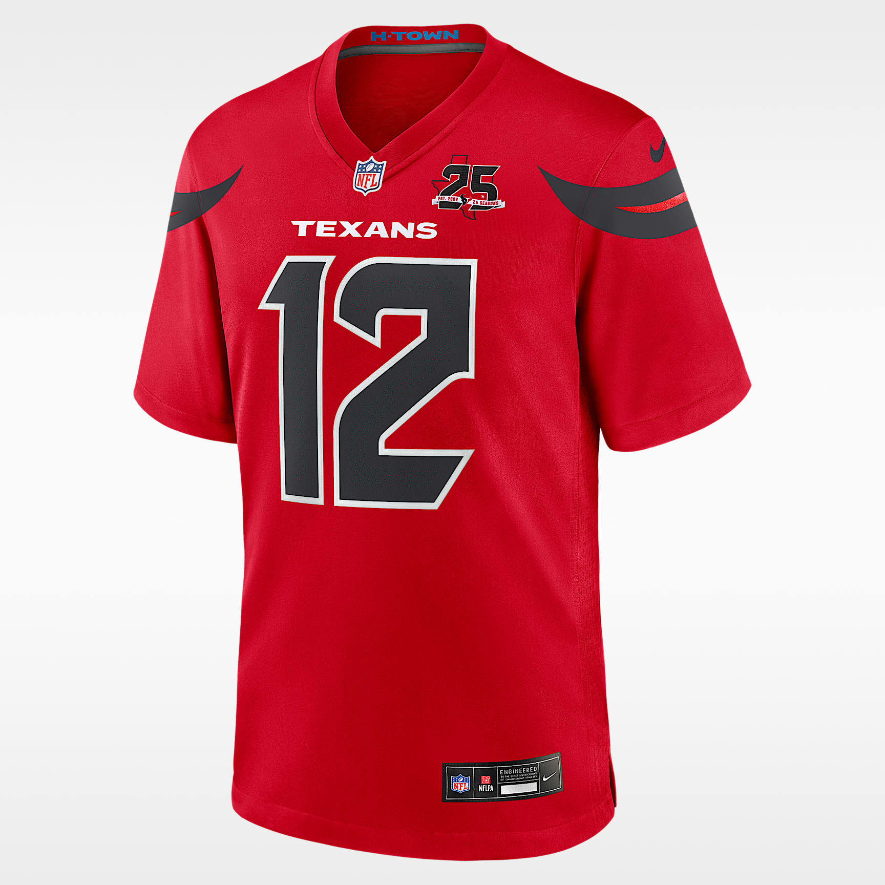 Nico Collins Houston Texans 25th Season Men's Nike NFL Game Jersey