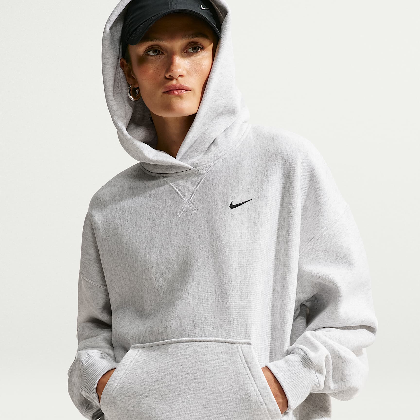 Nike Studio Fleece Heavyweight Women's Oversized Pullover Hoodie