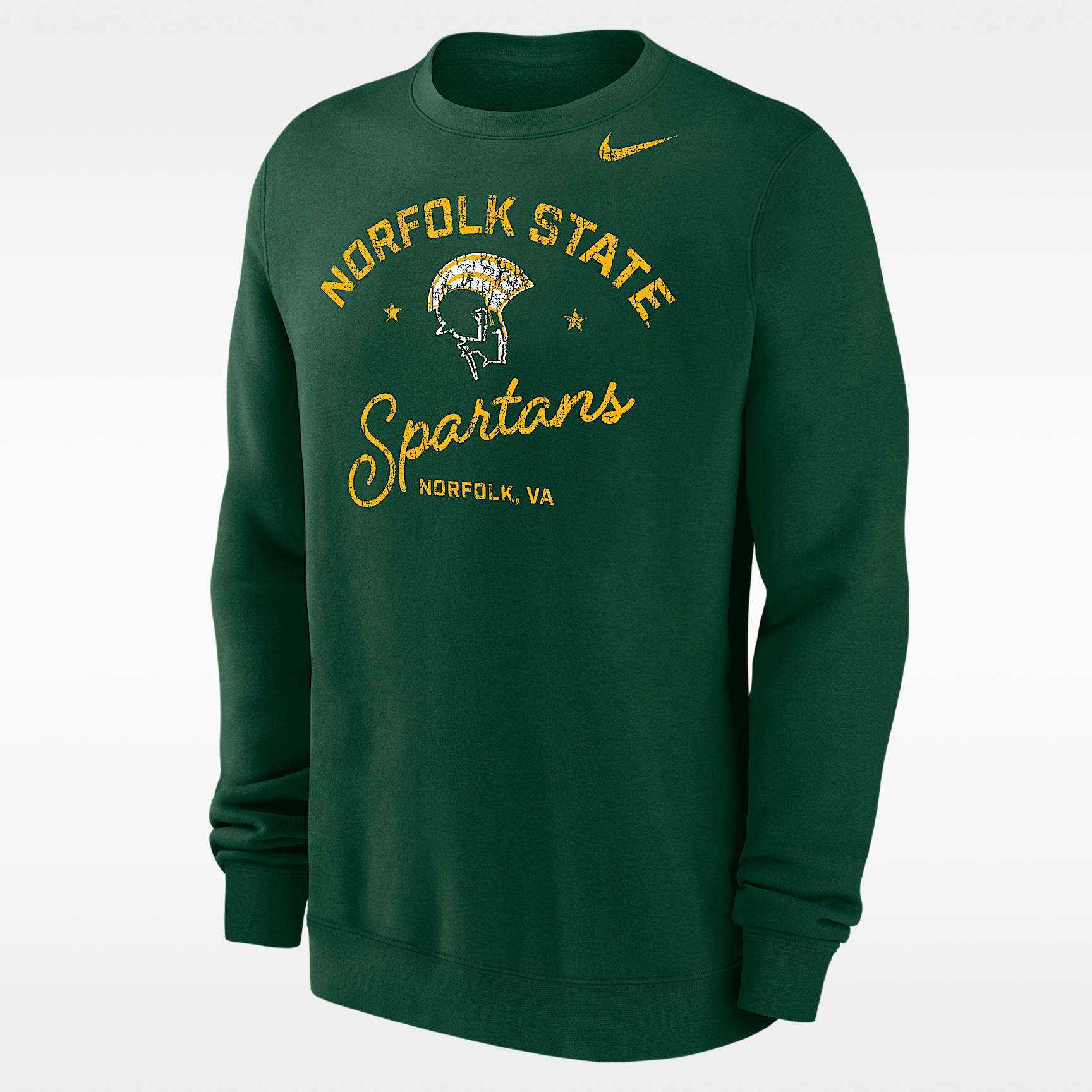 Nike College (Norfolk State University) Men’s Club Fleece Crew-Neck Sweatshirt