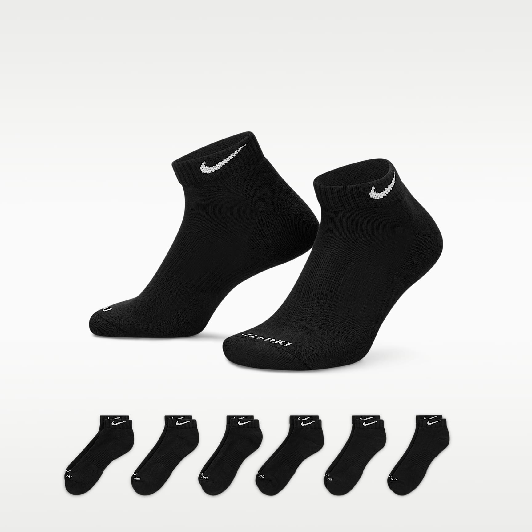 Calcetines de entrenamiento bajos (6 pares) Nike Everyday Plus Cushioned