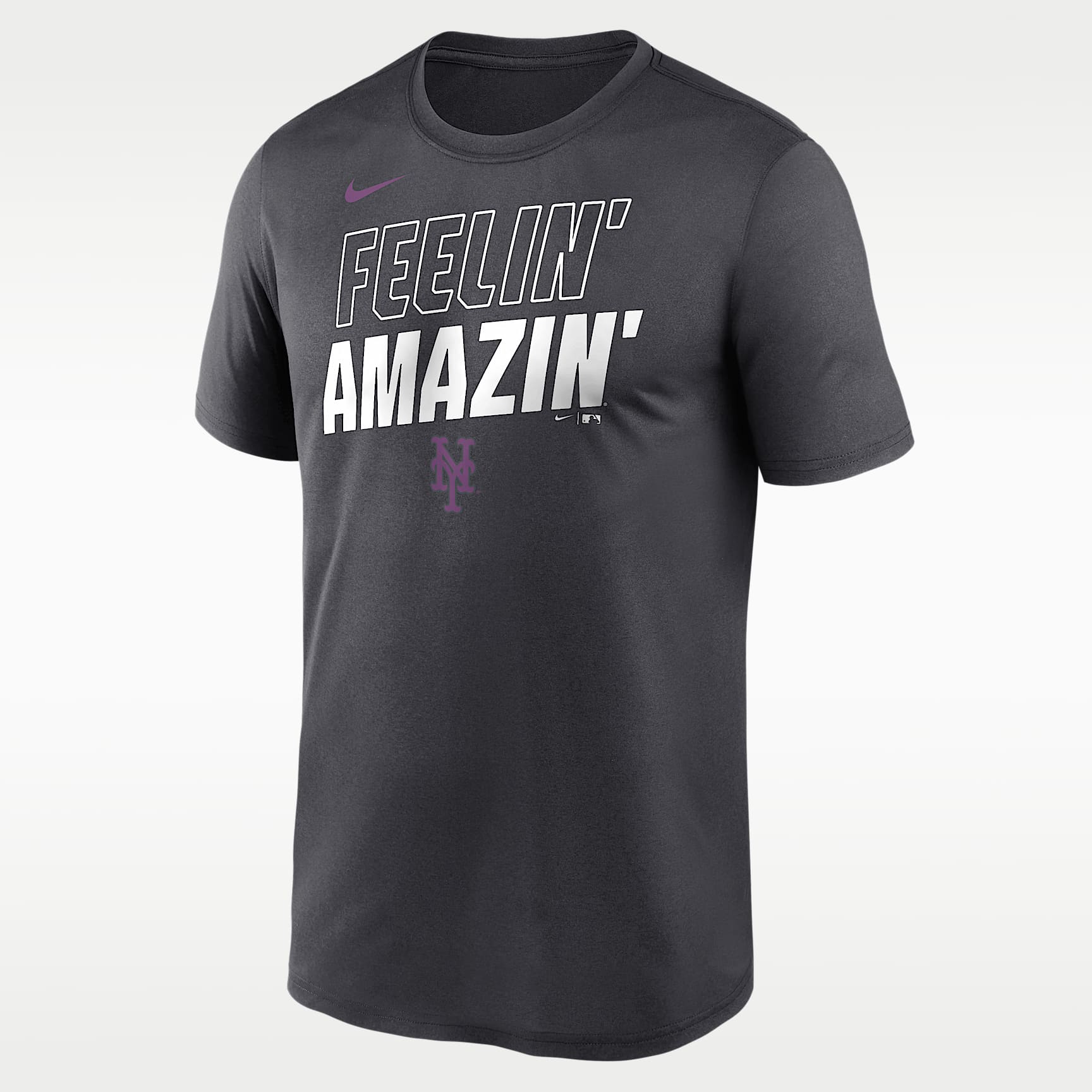 New York Mets City Connect Team Phrase Script Men's Nike Dri-FIT MLB T-Shirt