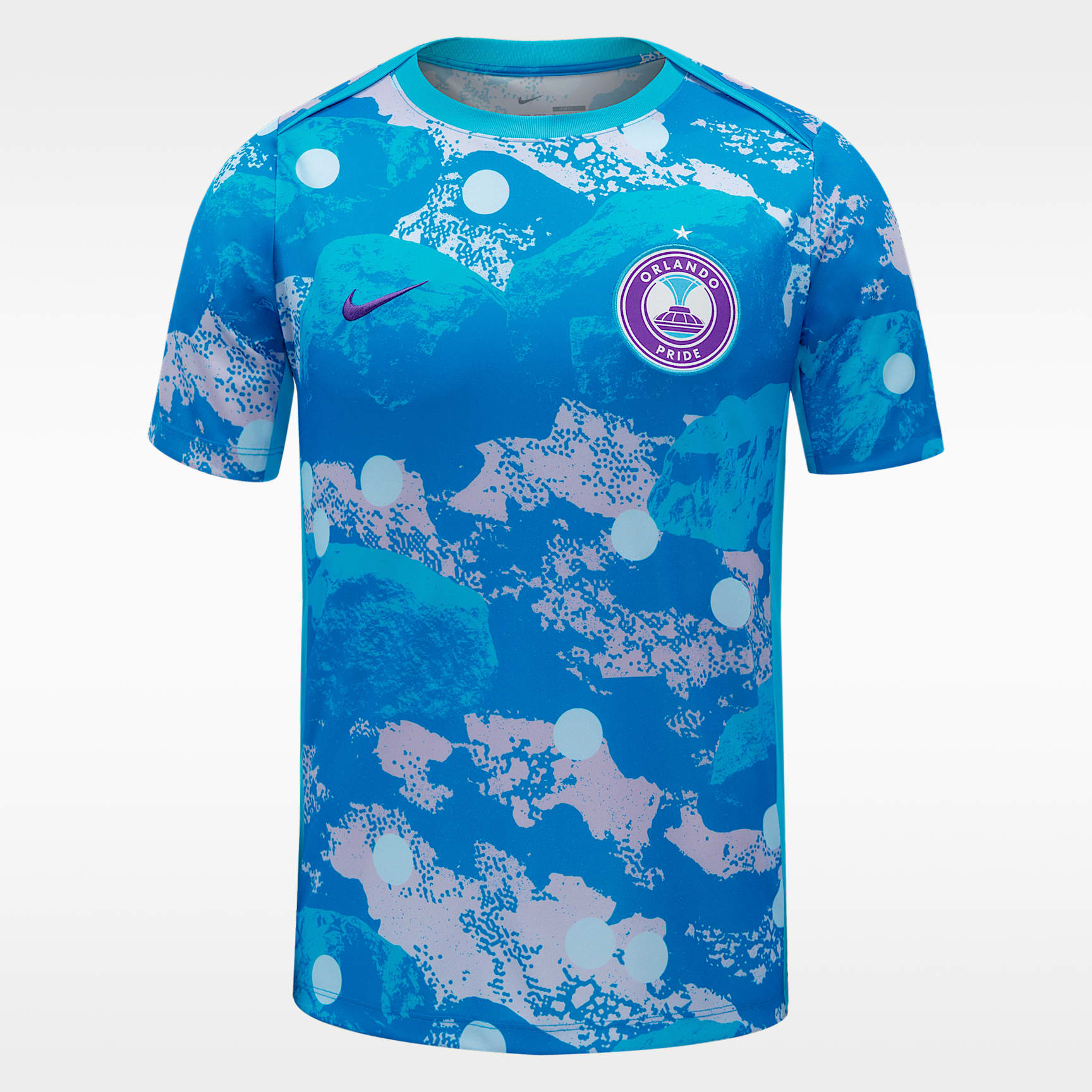 Orlando Pride Men's Nike NWSL Short-Sleeve Pre-Match Top