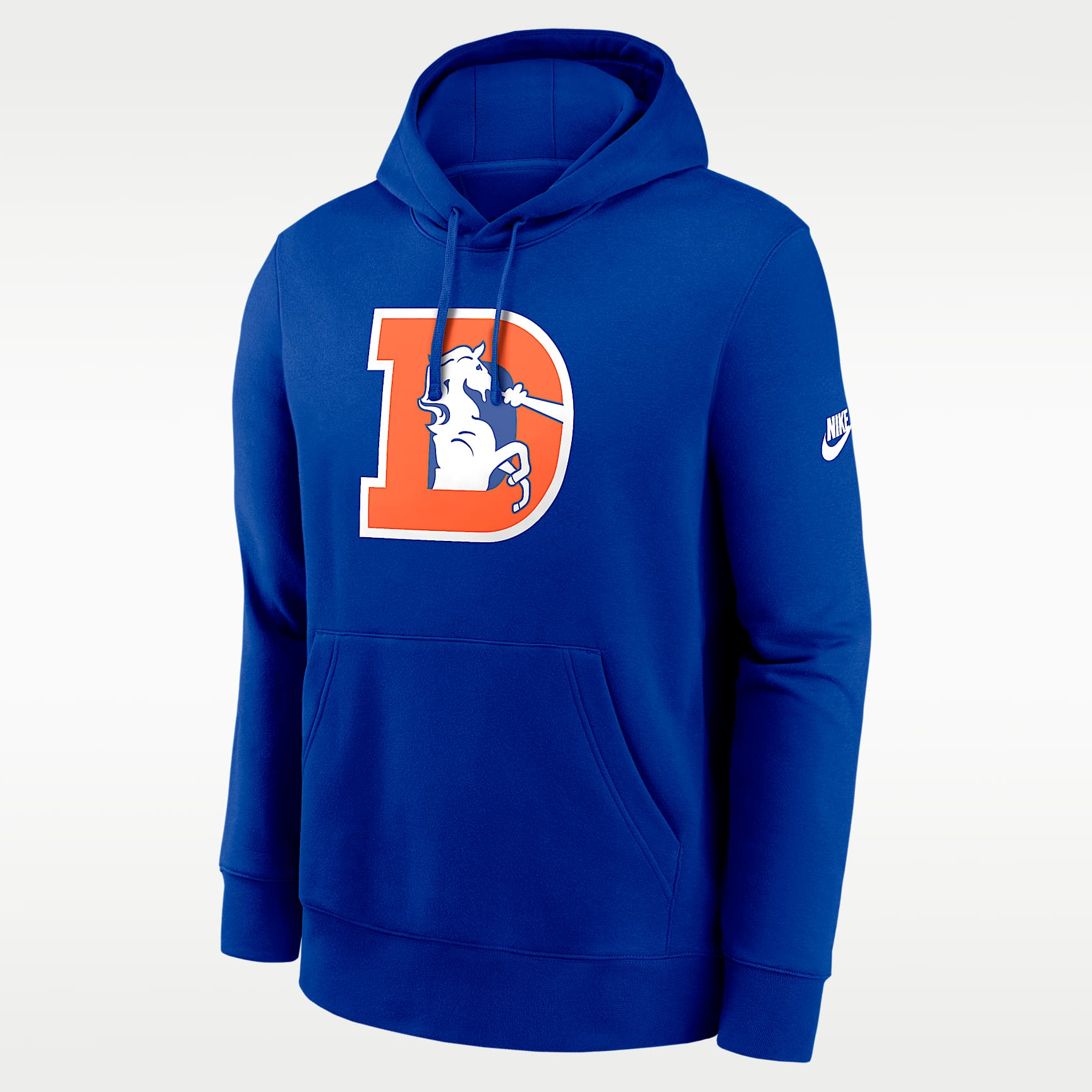Denver Broncos Club Logo Men's Nike NFL Pullover Hoodie