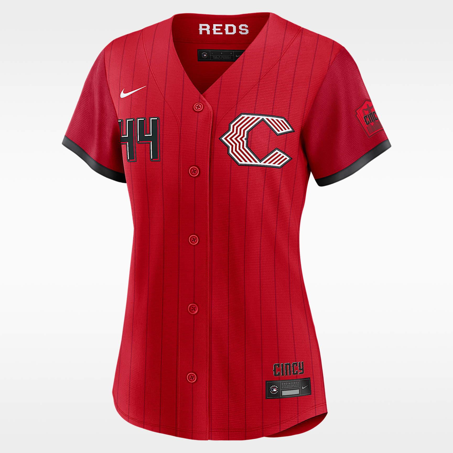 Jersey Nike de la MLB Stadium para mujer Elly De La Cruz Cincinnati Reds