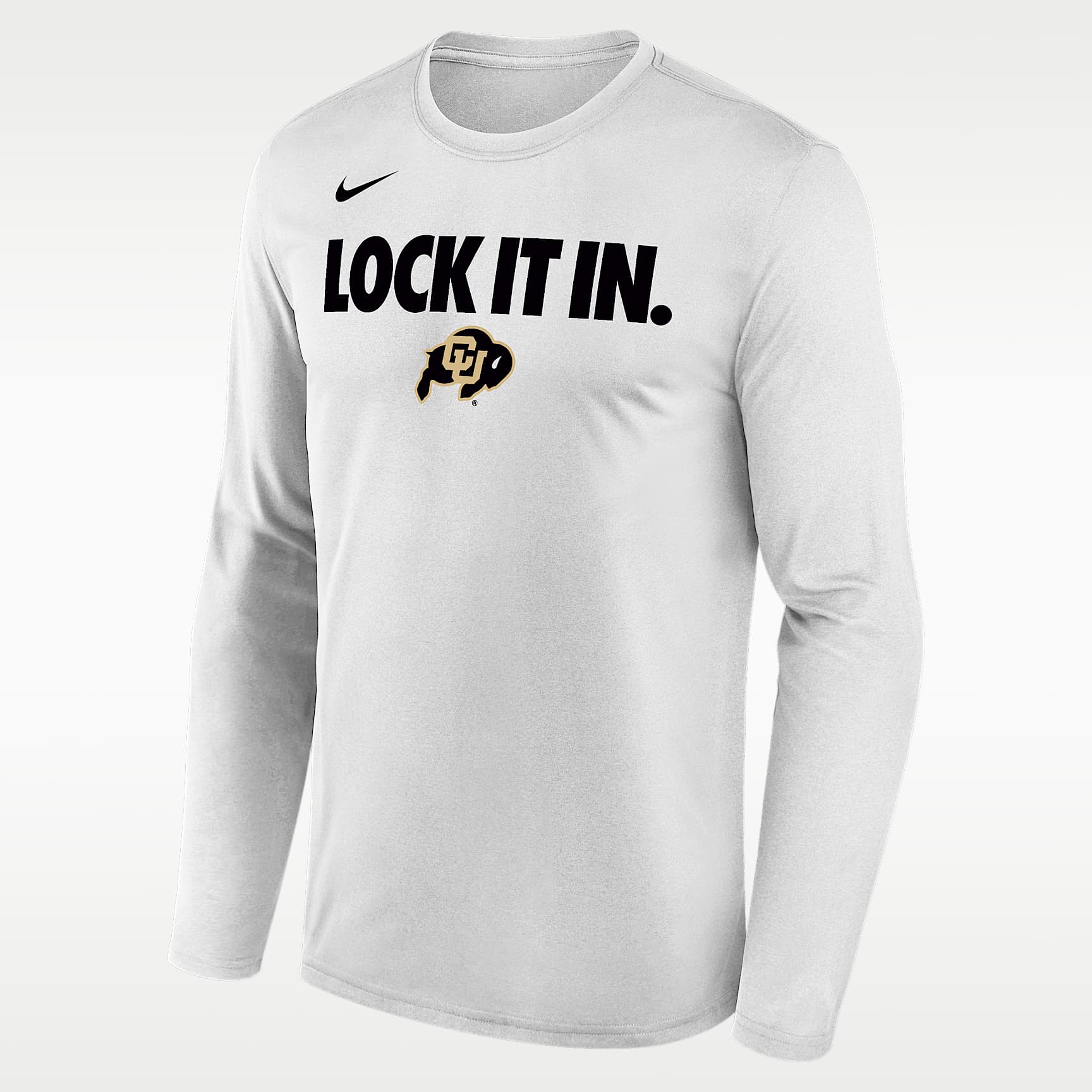 Colorado 2026 On-Court Bench Men's Nike Dri-FIT College Long-Sleeve T-Shirt